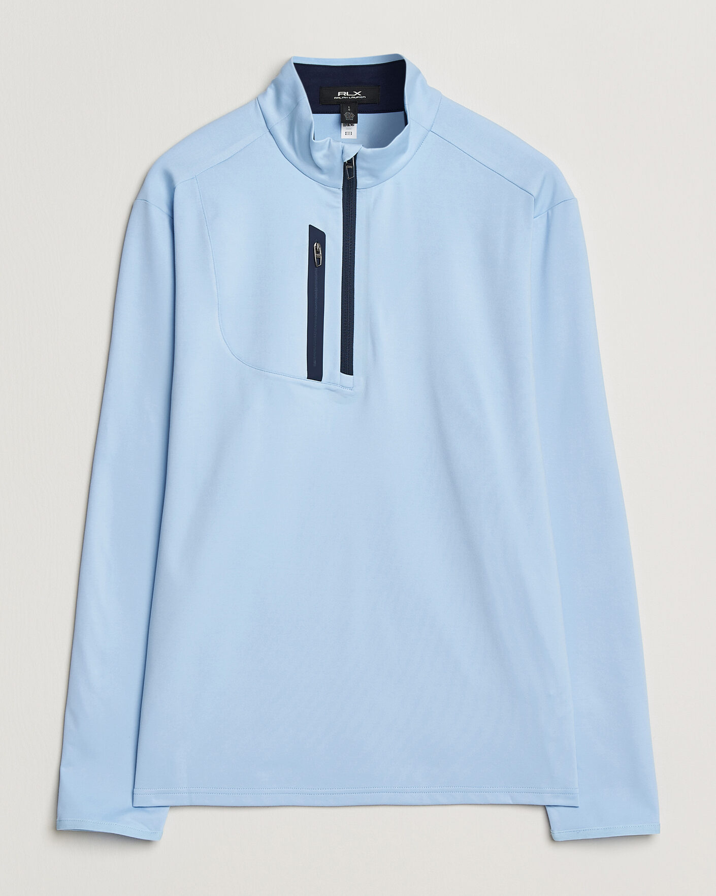 Hombres | Jerséis y prendas de punto | RLX Ralph Lauren | Luxury Jersey Half Zip Office Blue
