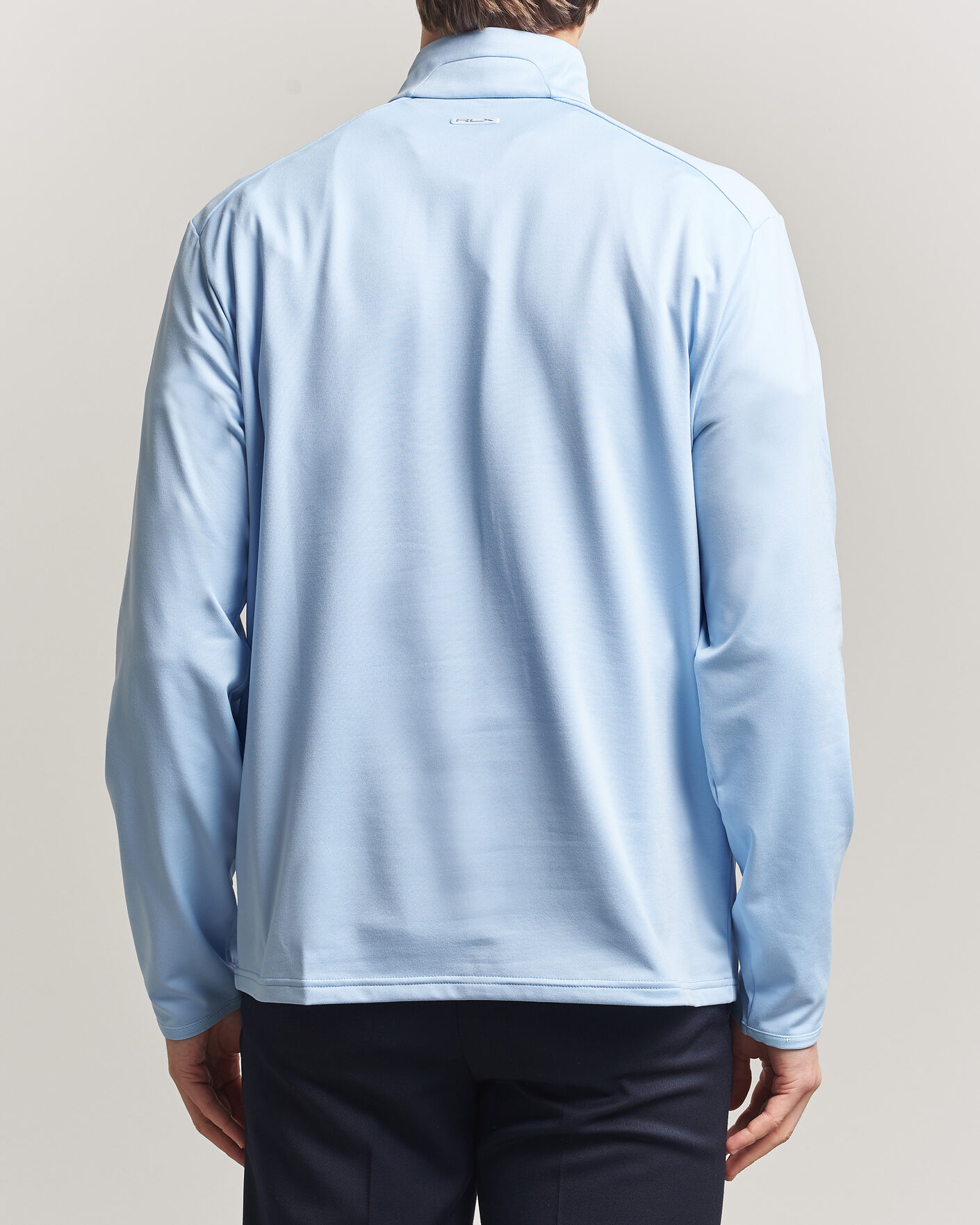 Hombres | Ropa de golf | RLX Ralph Lauren | Luxury Jersey Half Zip Office Blue
