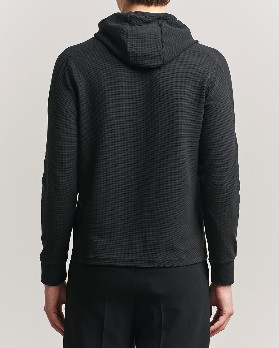 Hombres | Jerséis y prendas de punto | RLX Ralph Lauren | Tech Waffle Hoodie Polo Black