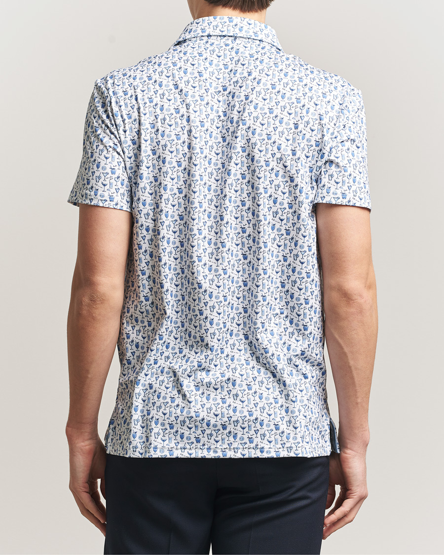 Hombres | Polos | RLX Ralph Lauren | Airflow Polo Printed Ceramic White Chin