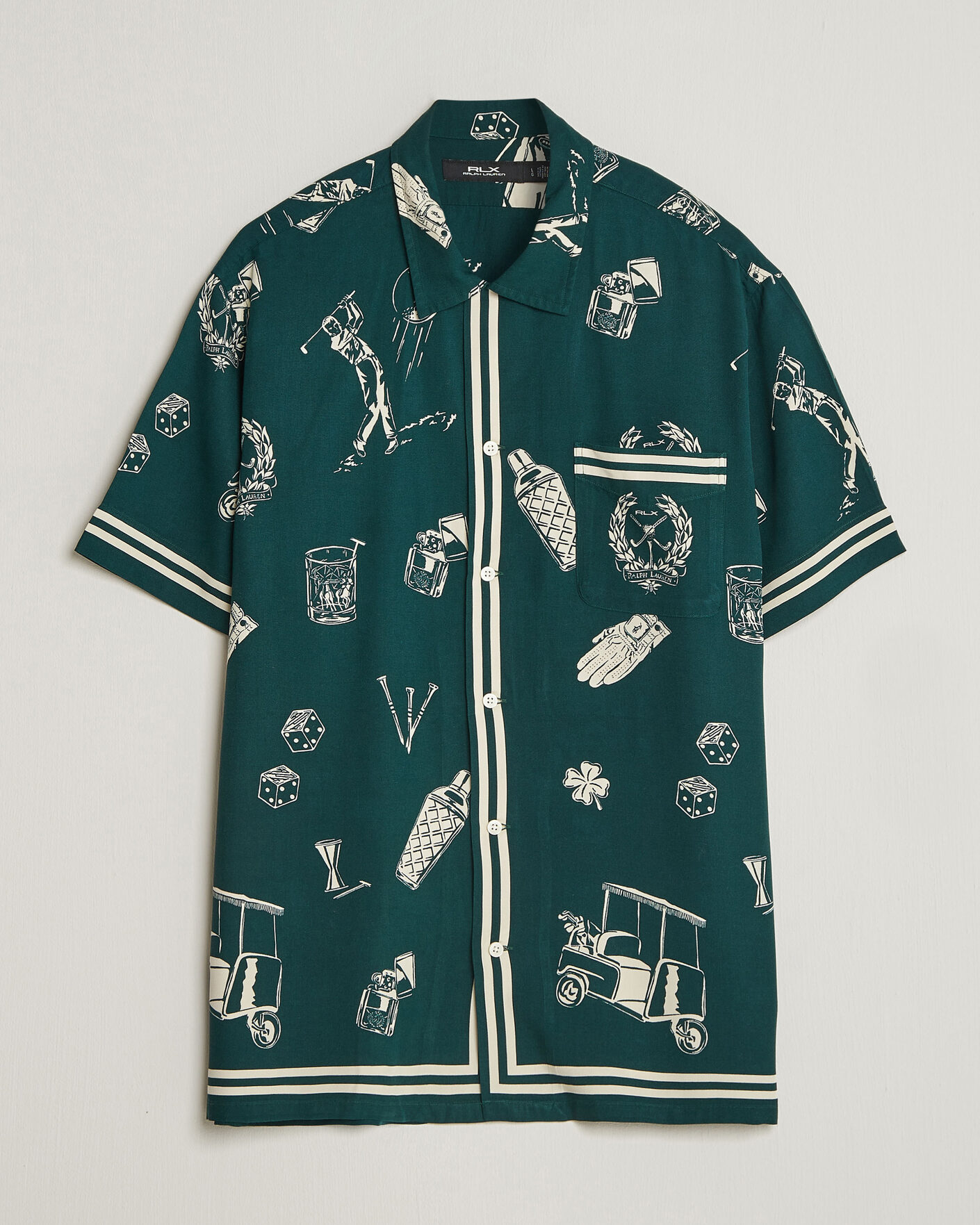 Hombres | Ropa de golf | RLX Ralph Lauren | Short Sleeve Golf Shirt Par-Tee on the Greens