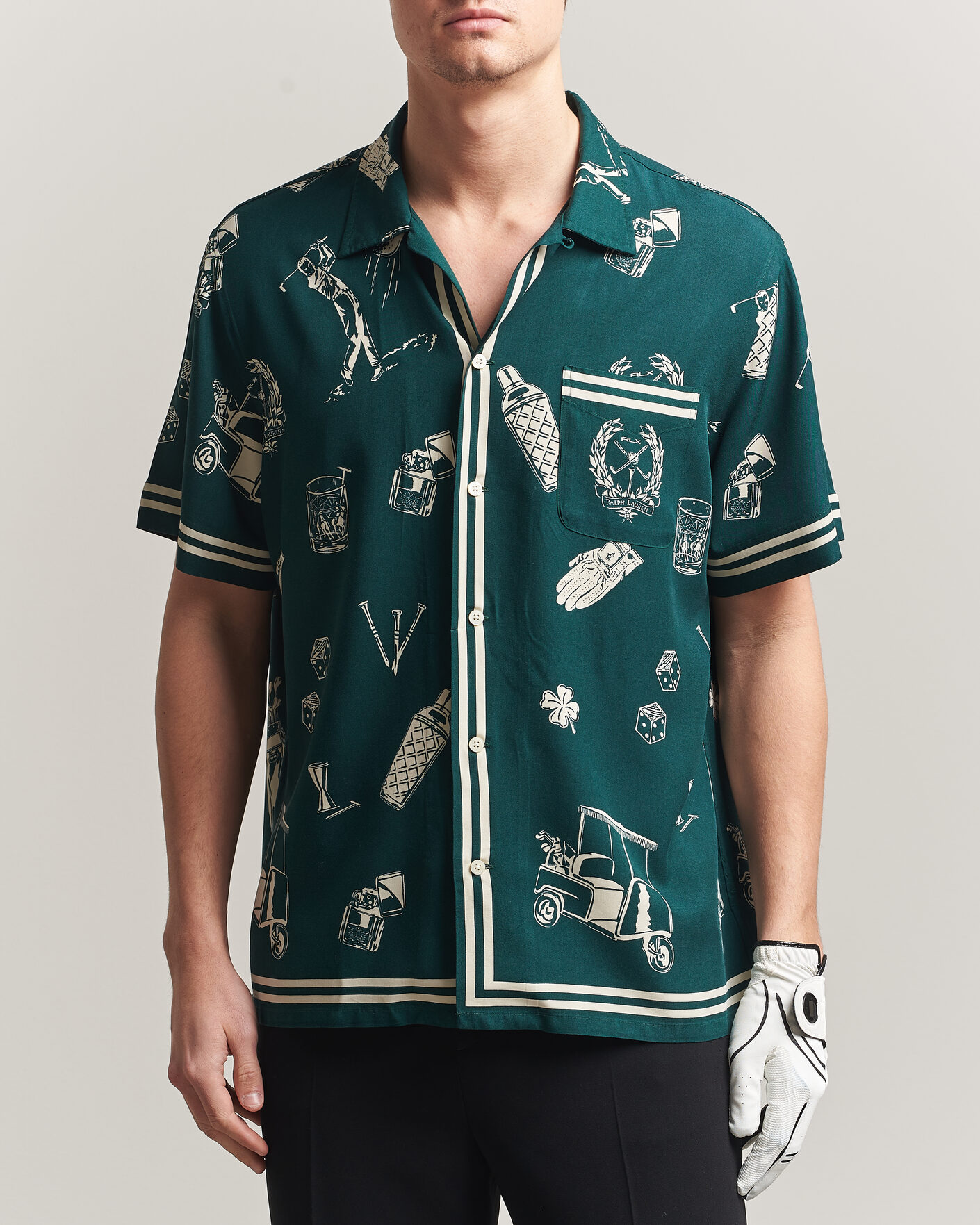 Hombres | Camisas | RLX Ralph Lauren | Short Sleeve Golf Shirt Par-Tee on the Greens