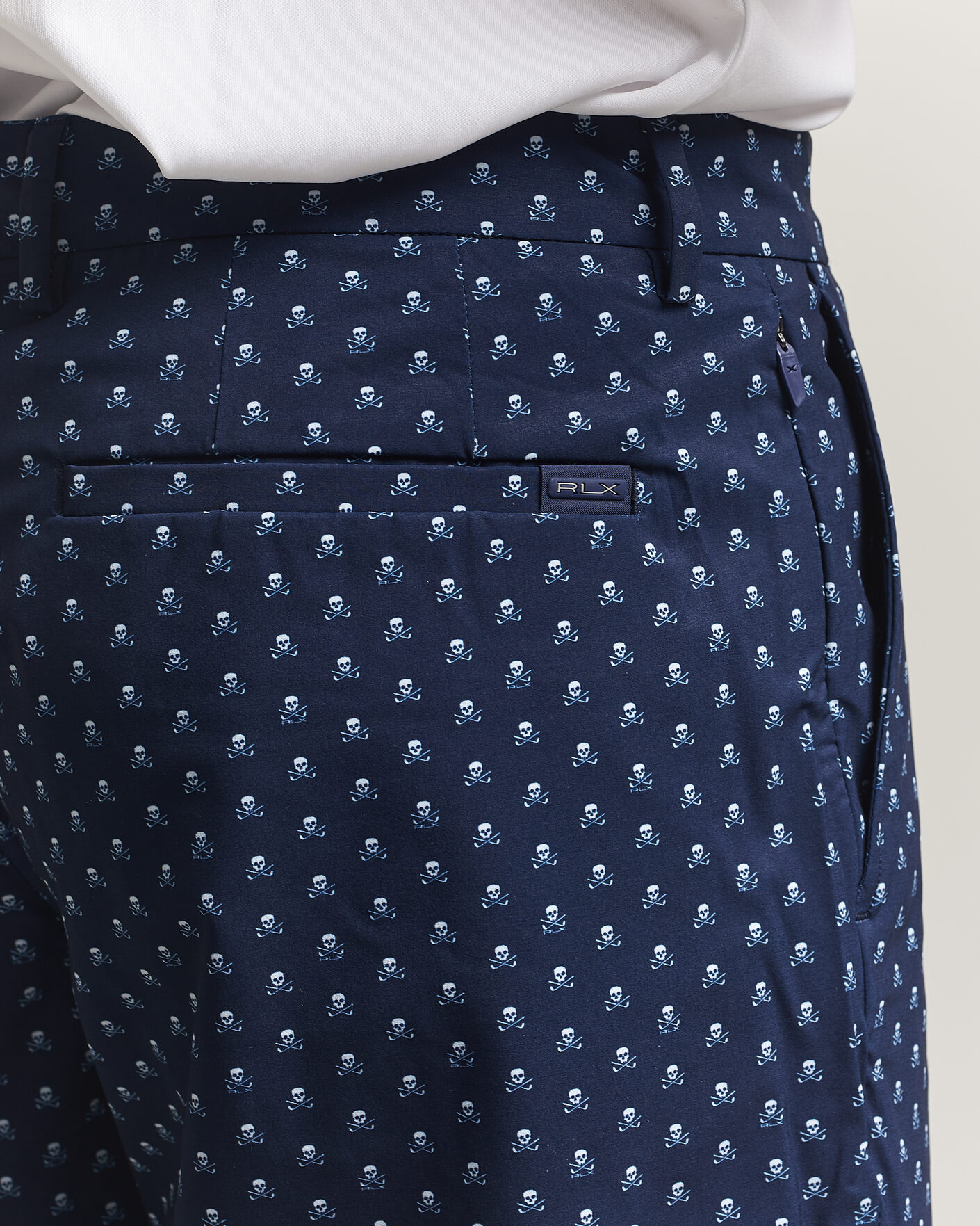 Hombres | Pantalones cortos | RLX Ralph Lauren | Flat Front Printed Golf Shorts Skull and Cubs