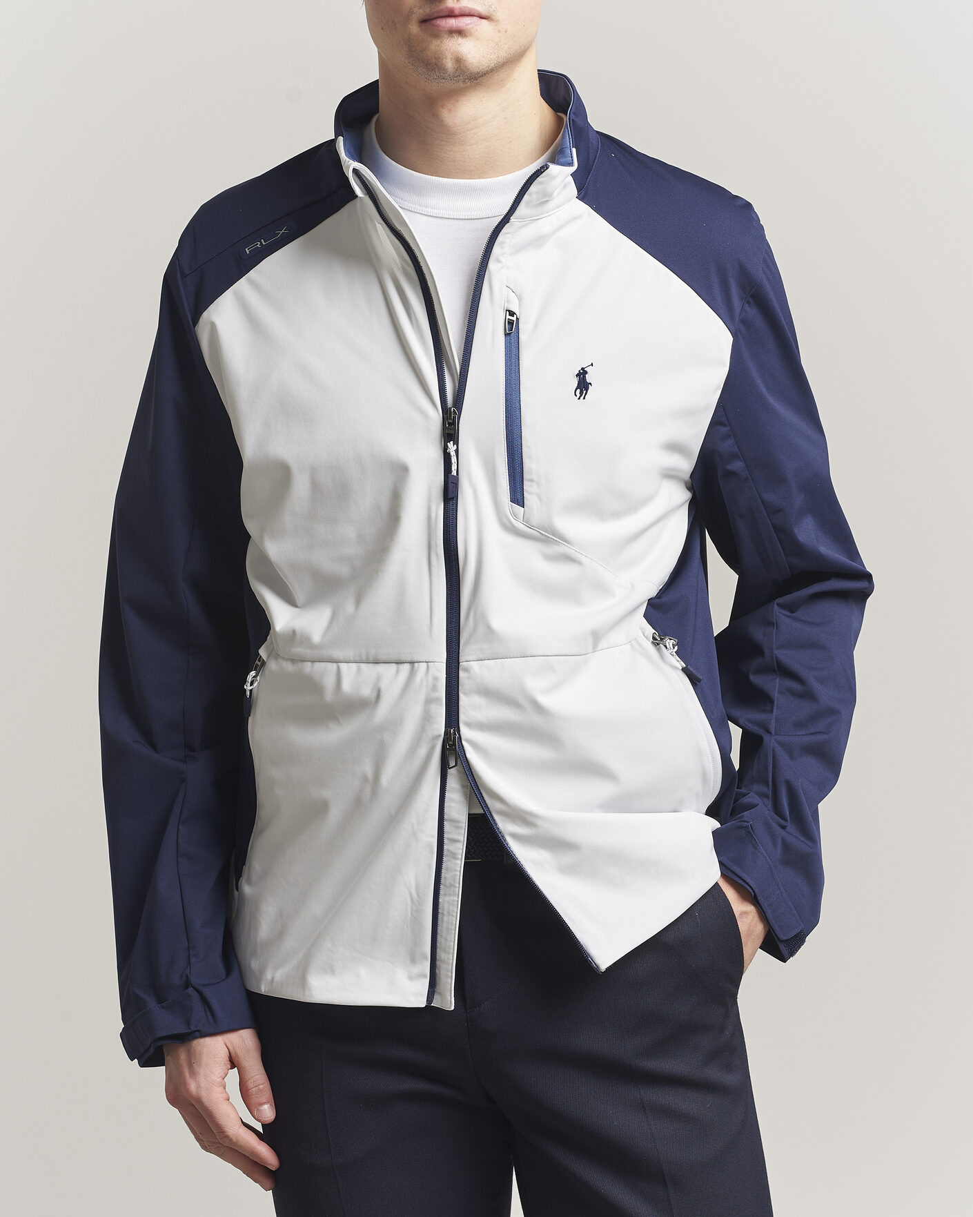 Hombres | Abrigos y chaquetas | RLX Ralph Lauren | Lightweight Jacket Ceramic White/Refined Navy