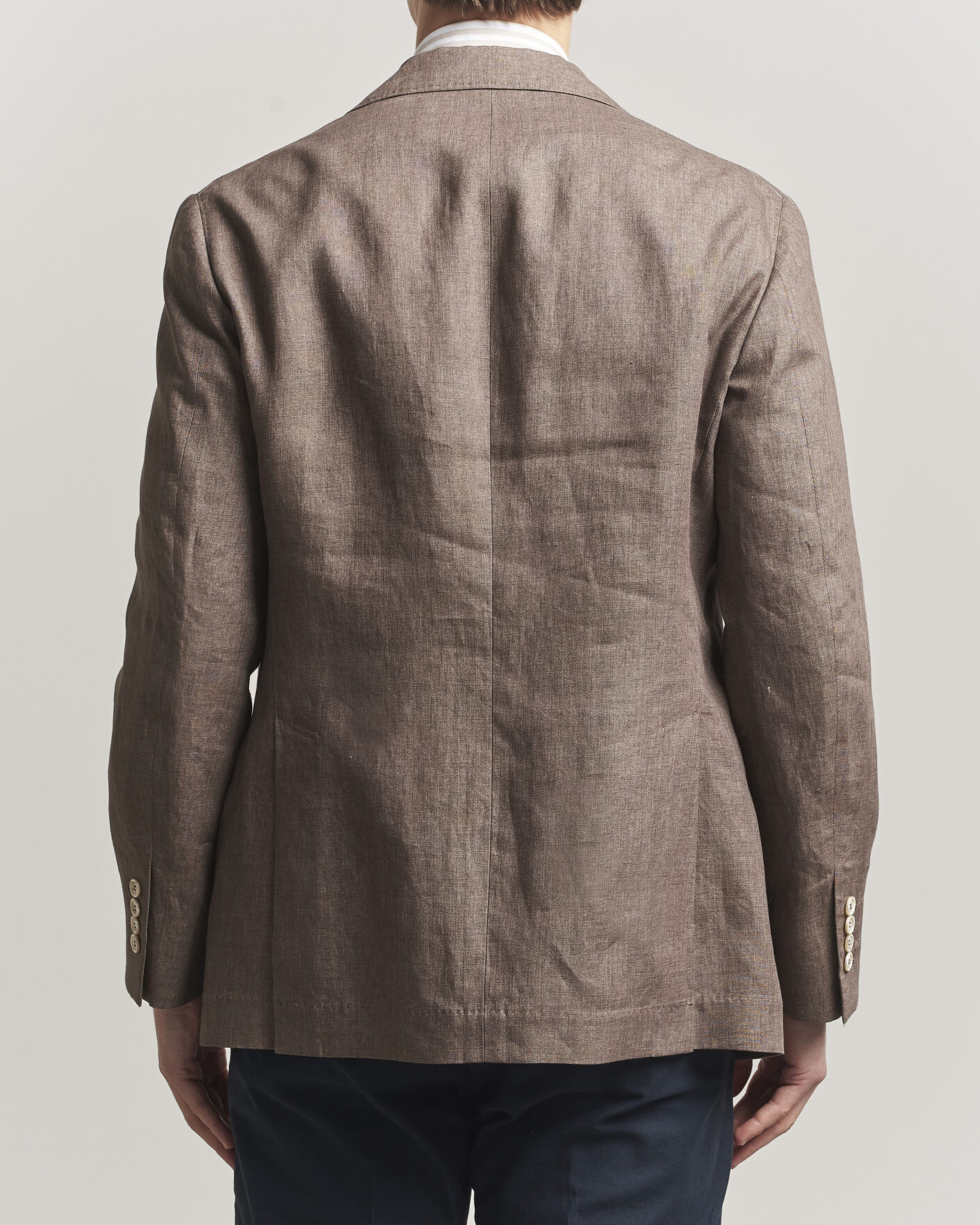 Hombres | Blazers | Brunello Cucinelli | Linen Blazer Dark Brown