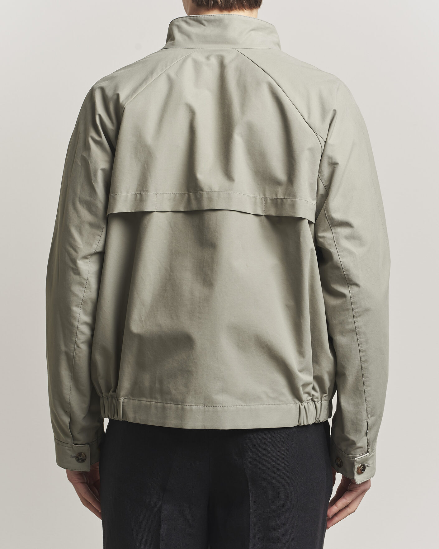 Hombres | Abrigos y chaquetas | Brunello Cucinelli | Raglan Harrington Jacket Olive