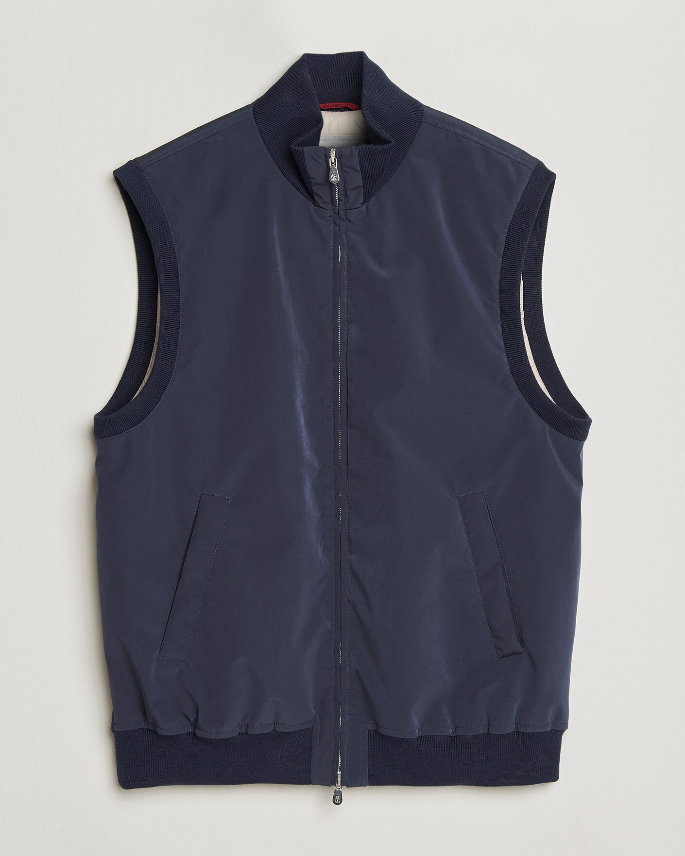 Hombres | Chalecos | Brunello Cucinelli | Nylon Padded Gilet Navy