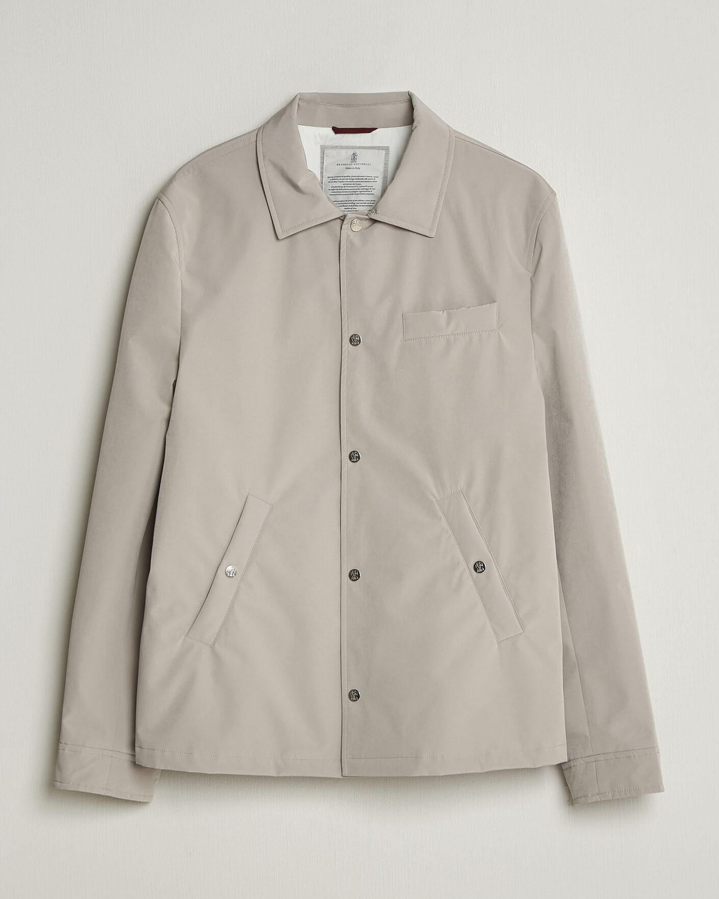 Hombres | Abrigos y chaquetas | Brunello Cucinelli | Nylon Padded Jacket Beige