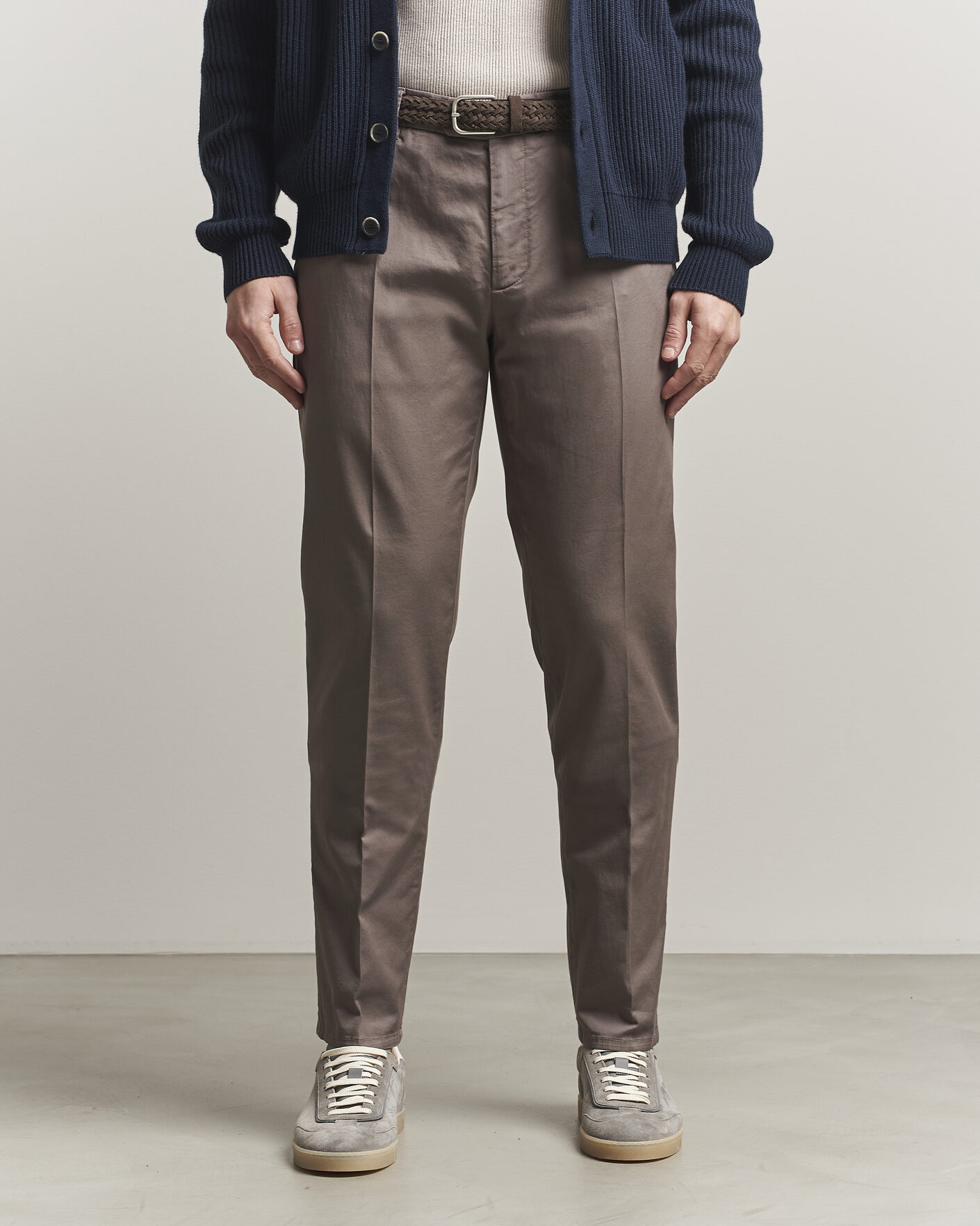 Hombres | Pantalones | Brunello Cucinelli | Slim Fit Chinos Brown
