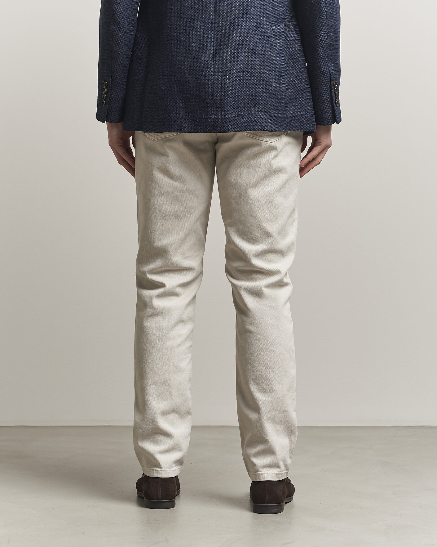 Hombres | Pantalones | Brunello Cucinelli | Traditional Fit Bull Denim Pants Light Beige