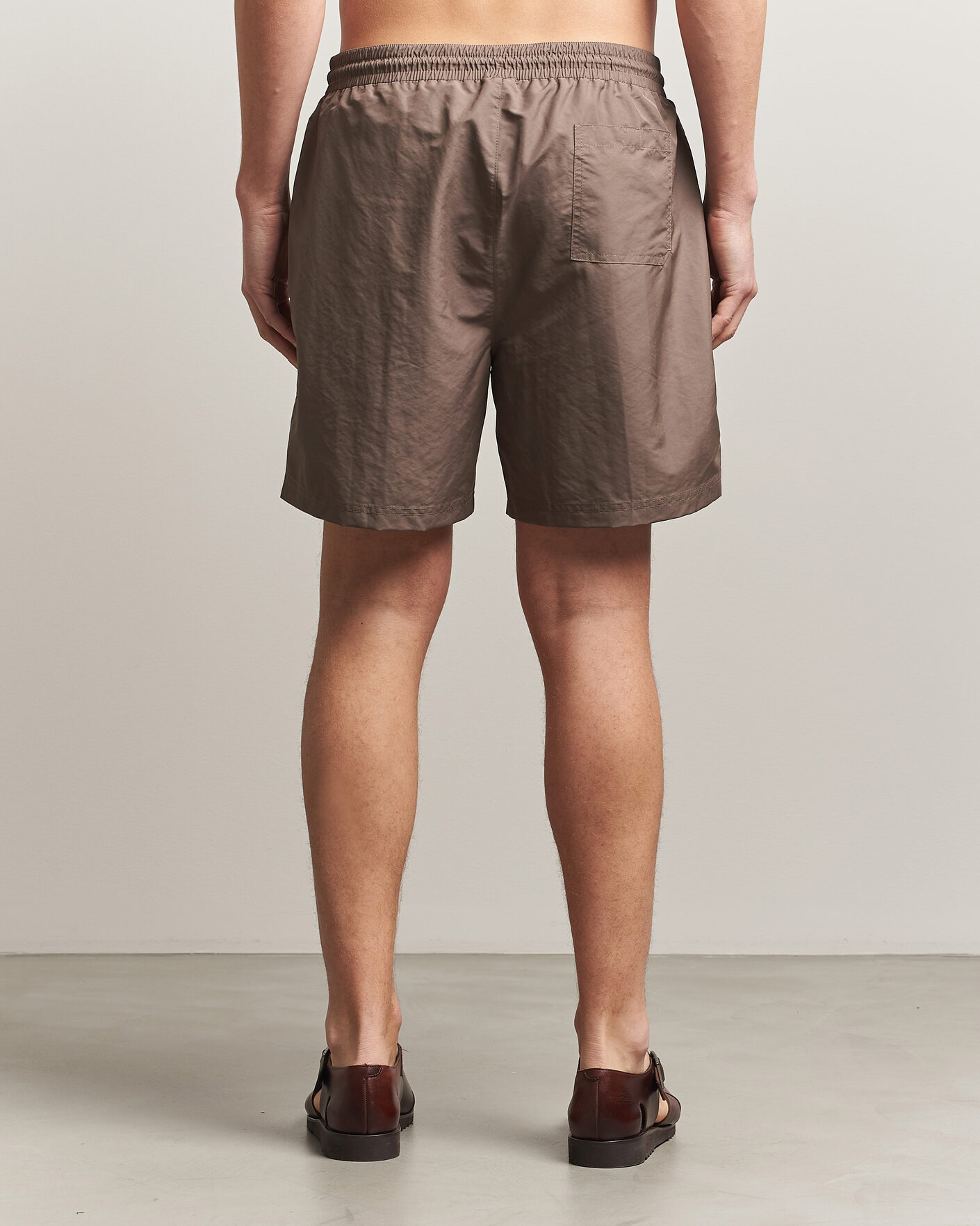 Hombres | Bañadores | Brunello Cucinelli | Nylon Swim Trunks Brown