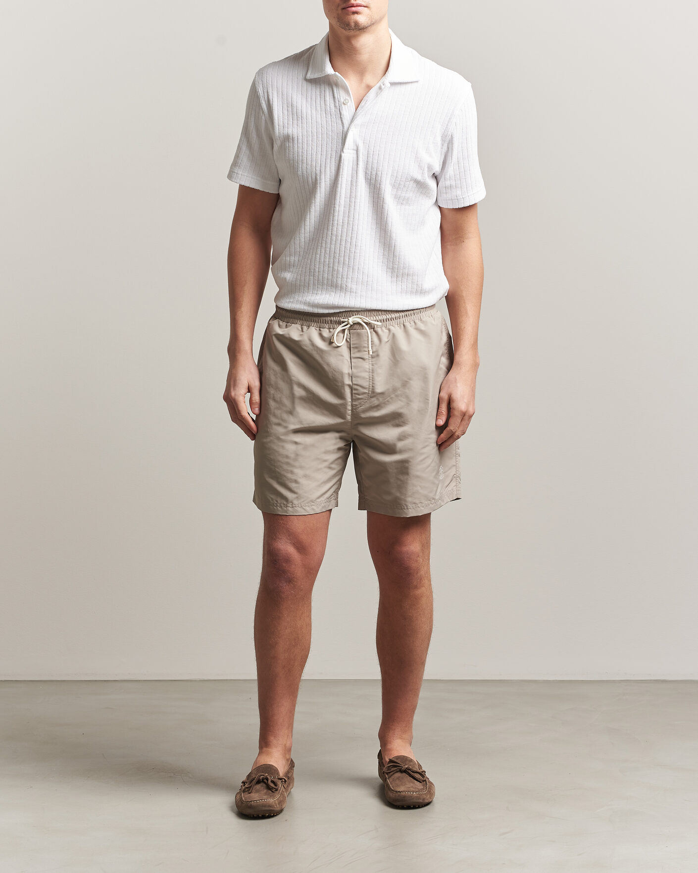 Hombres | Bañadores | Brunello Cucinelli | Nylon Swim Trunks Beige