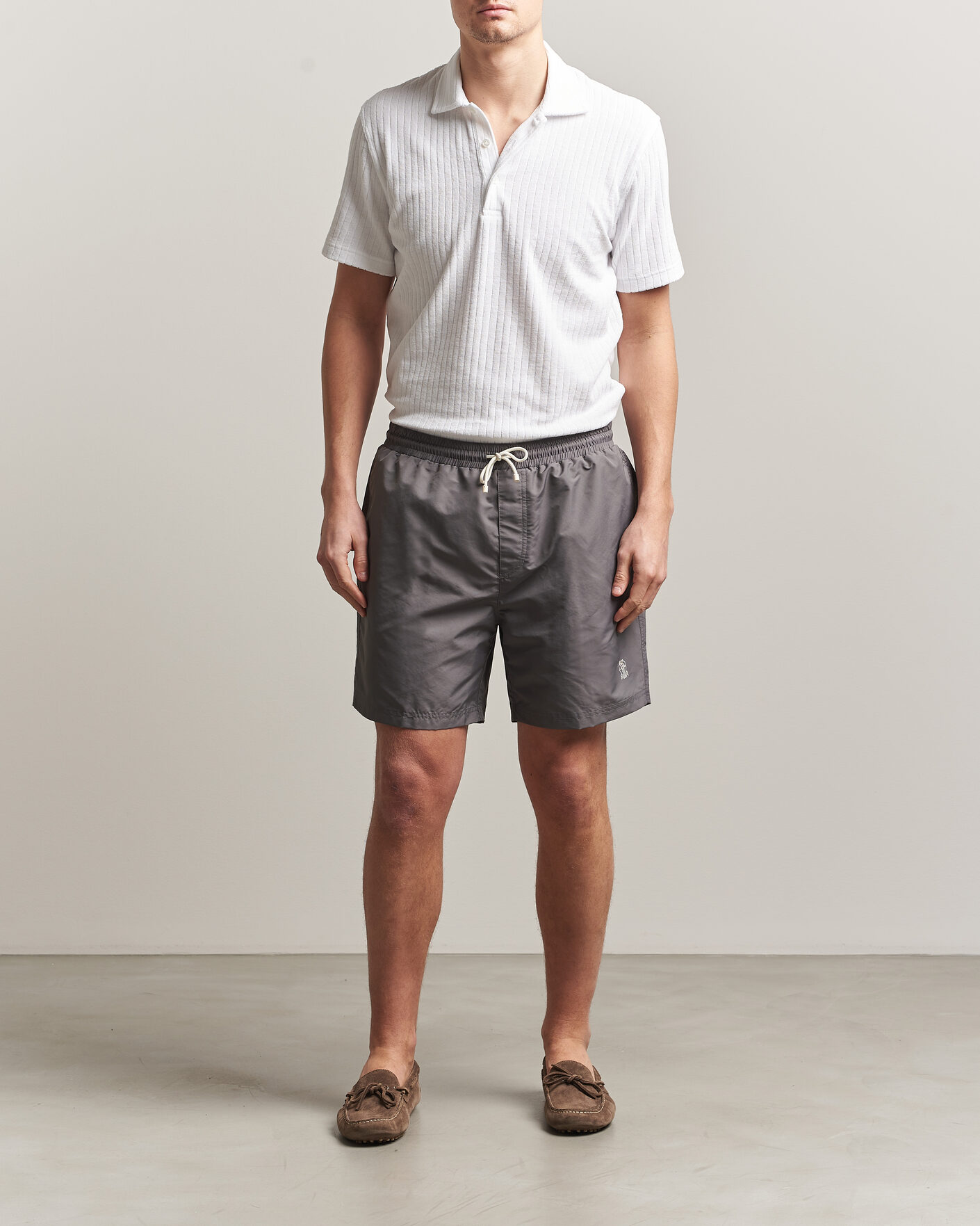 Hombres | Bañadores | Brunello Cucinelli | Nylon Swim Trunks Grey