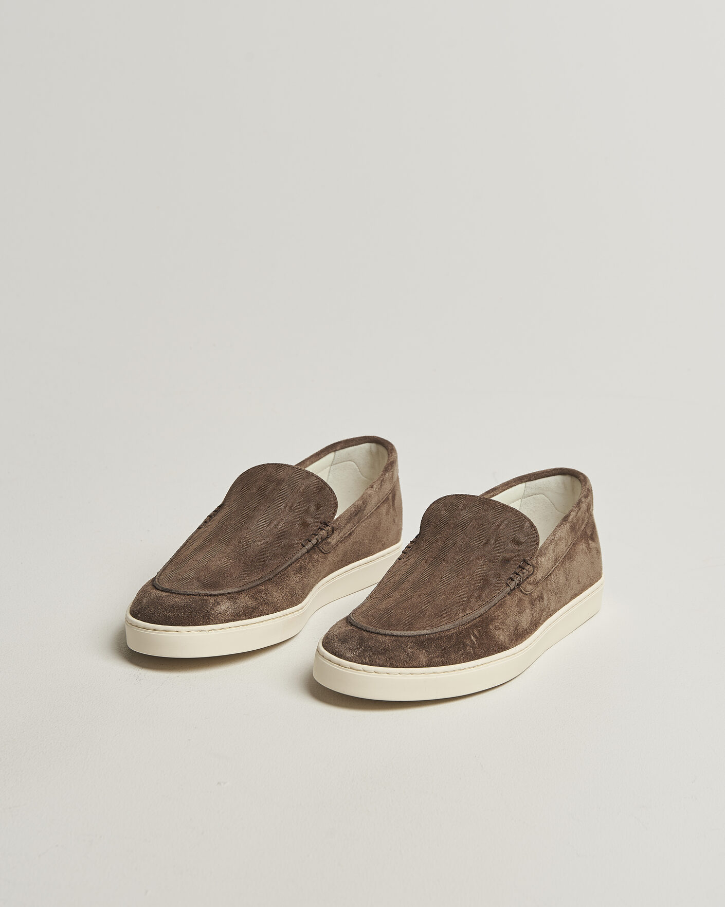 Hombres | Mocasines | Brunello Cucinelli | Moccasin Shoes Dark Brown Suede