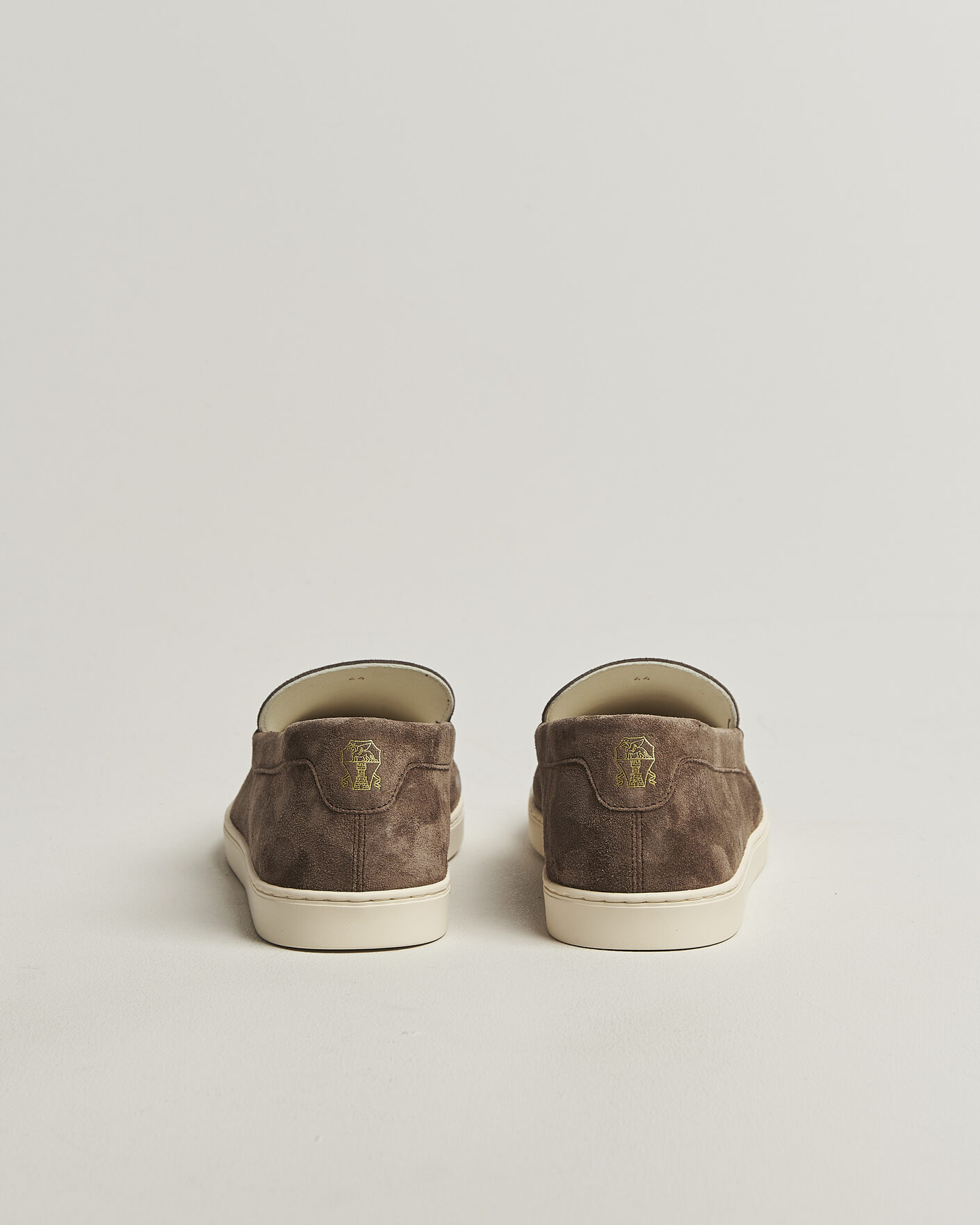 Hombres | Mocasines | Brunello Cucinelli | Moccasin Shoes Dark Brown Suede
