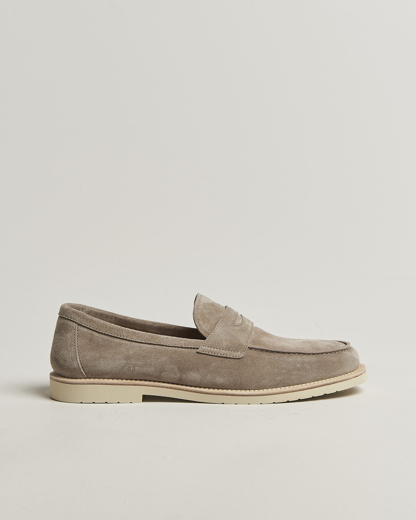Hombres | Mocasines | Brunello Cucinelli | Light Penny Loafers Beige Suede