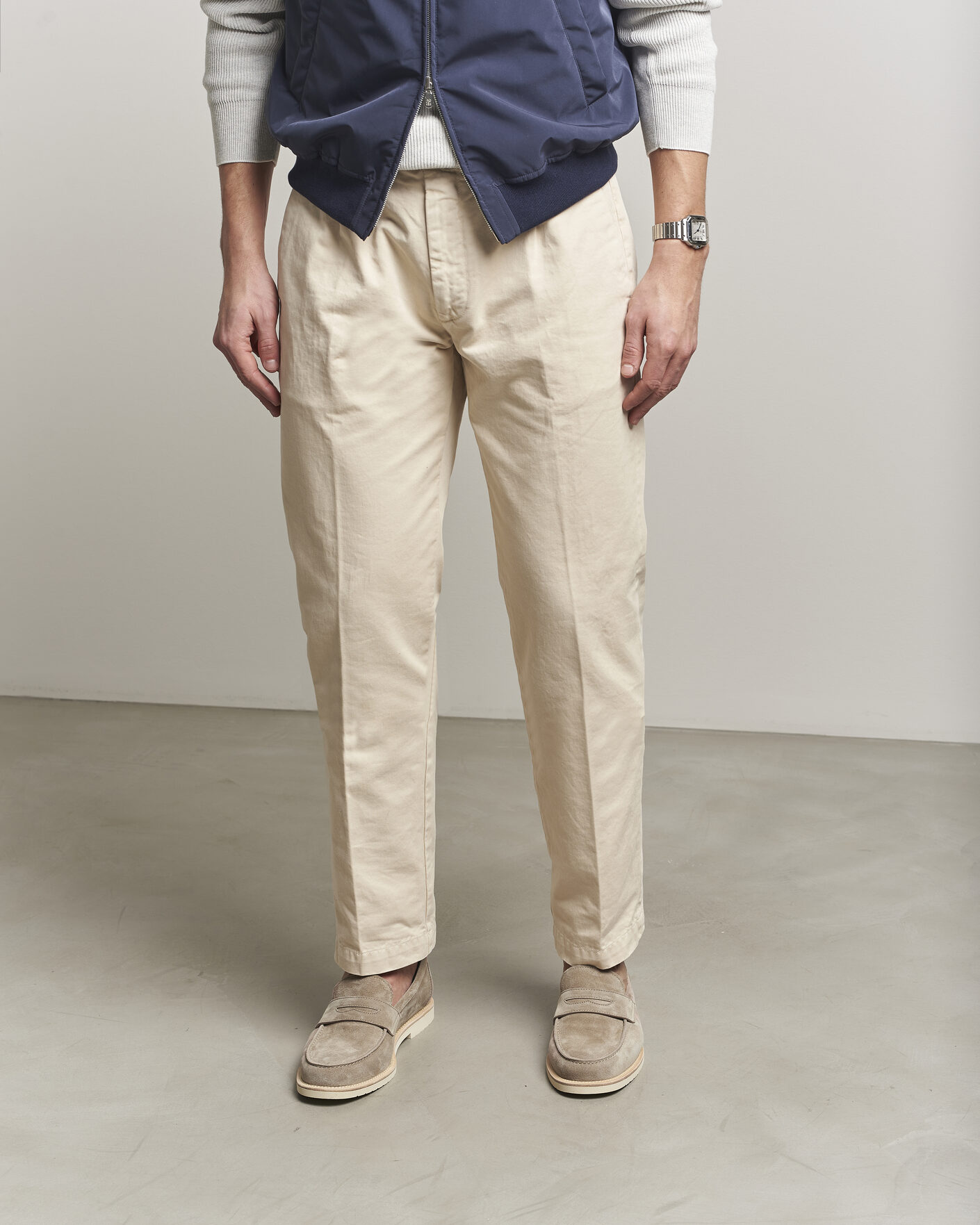 Hombres | Mocasines | Brunello Cucinelli | Light Penny Loafers Beige Suede