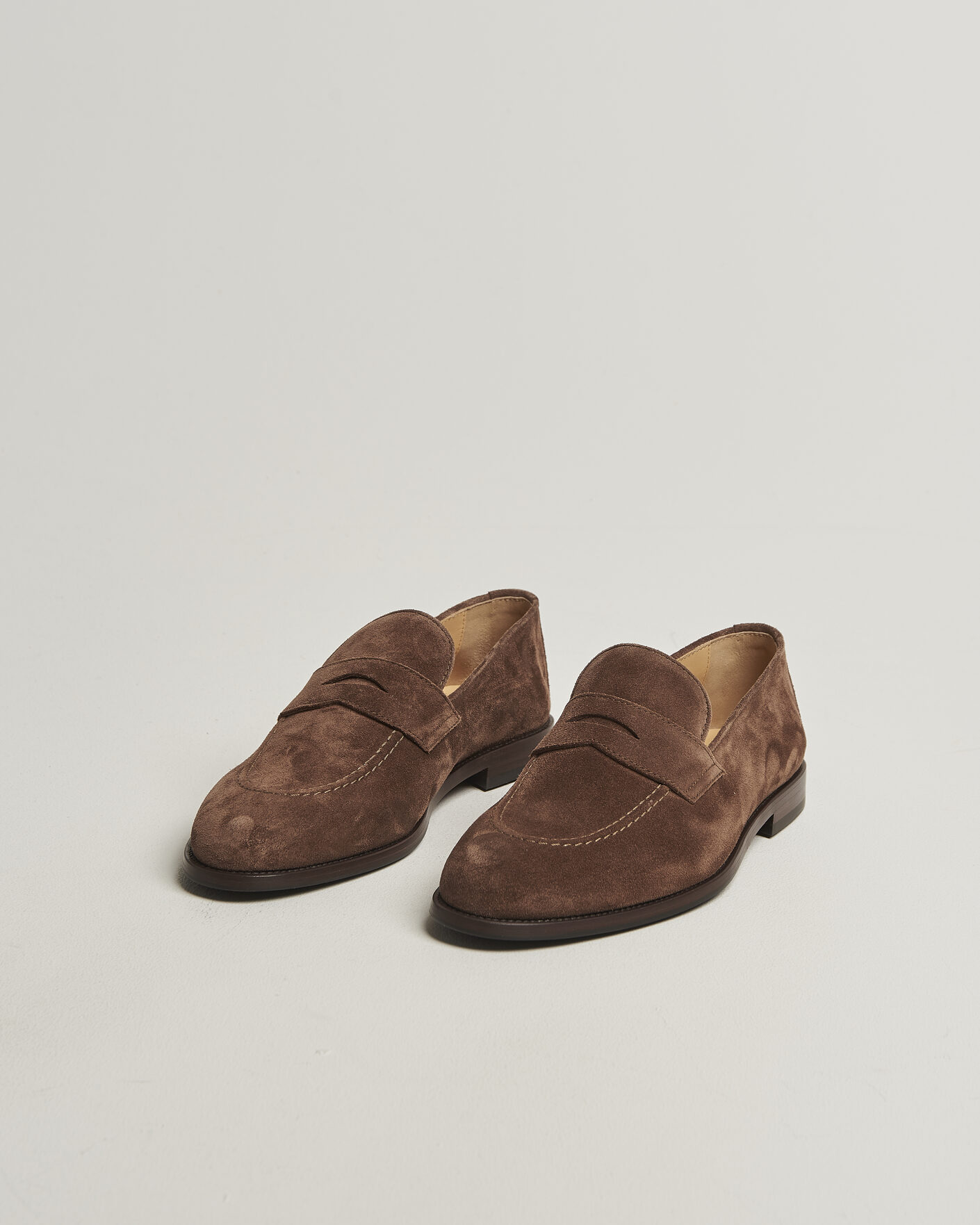 Hombres | Mocasines | Brunello Cucinelli | Penny Loafers Brown Suede