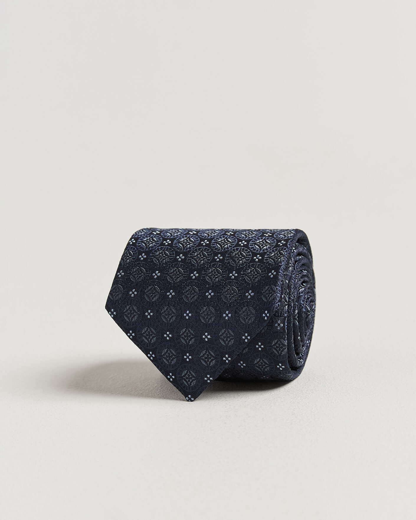 Hombres | Corbatas | Brunello Cucinelli | Jacquard Silk Tie Navy