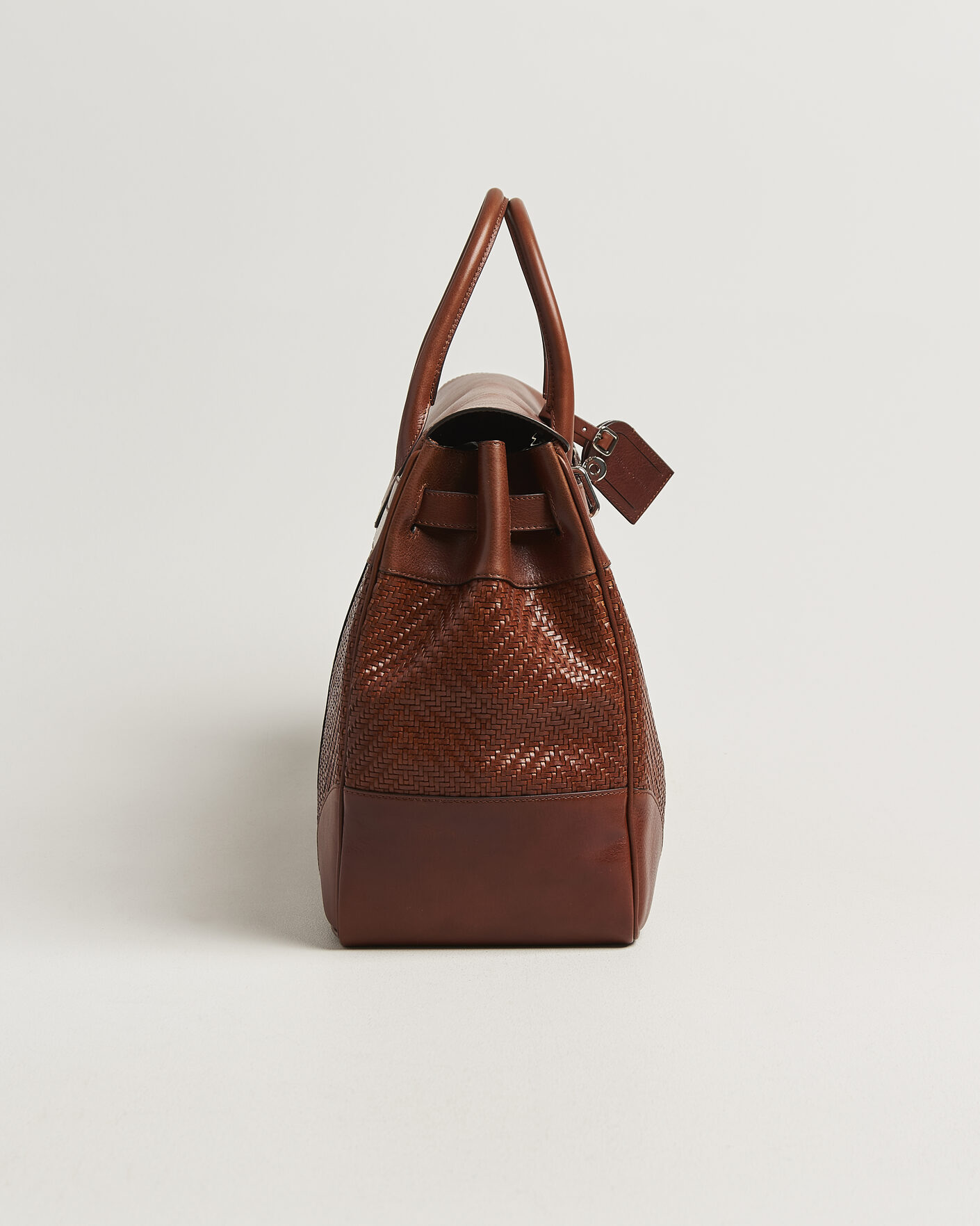 Hombres | Bolsos | Brunello Cucinelli | Woven Leather Duffle Bag Burnished Calf