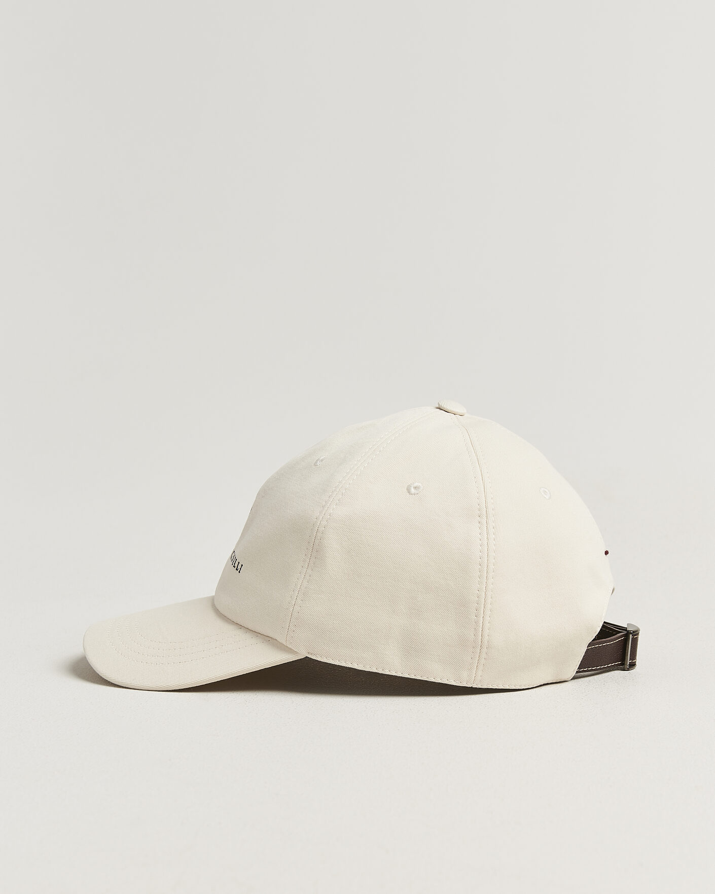 Hombres | Sombreros y gorras | Brunello Cucinelli | Twill Cotton Baseball Cap Off White