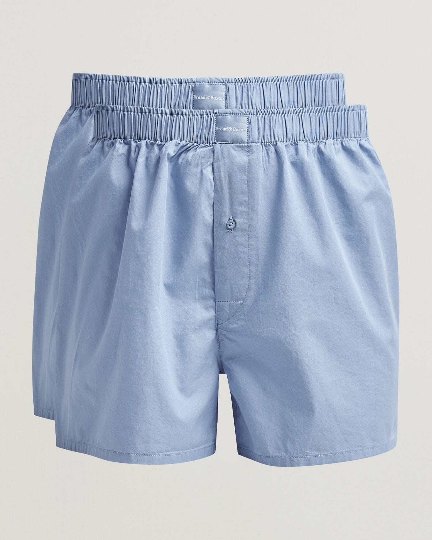 Hombres | Ropa interior y calcetines | Bread & Boxers | 2-Pack Boxer Shorts Air Blue