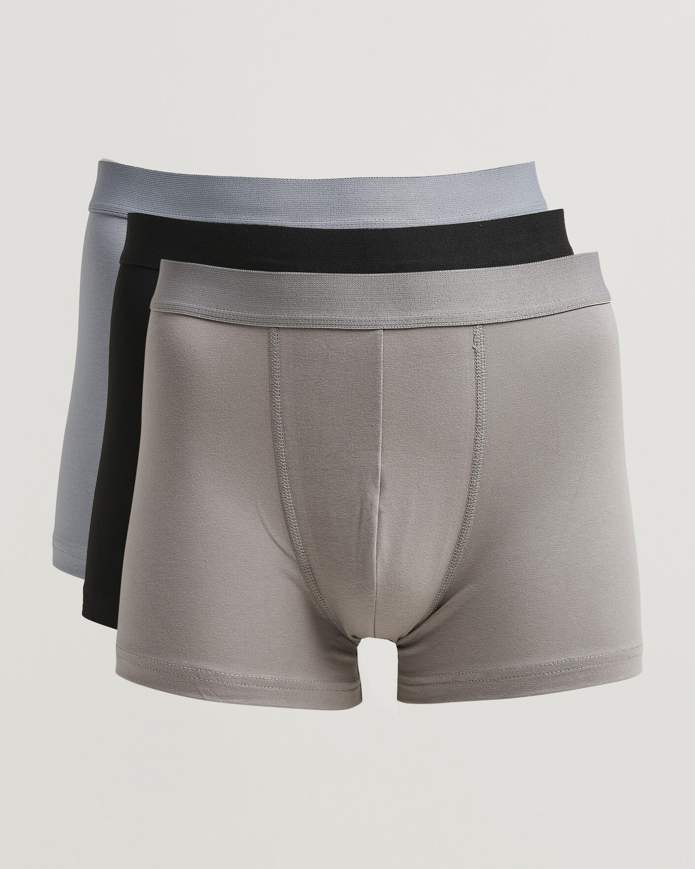 Hombres | Ropa interior y calcetines | Bread & Boxers | 3-Pack Boxer Brief Blue/Grey/Black