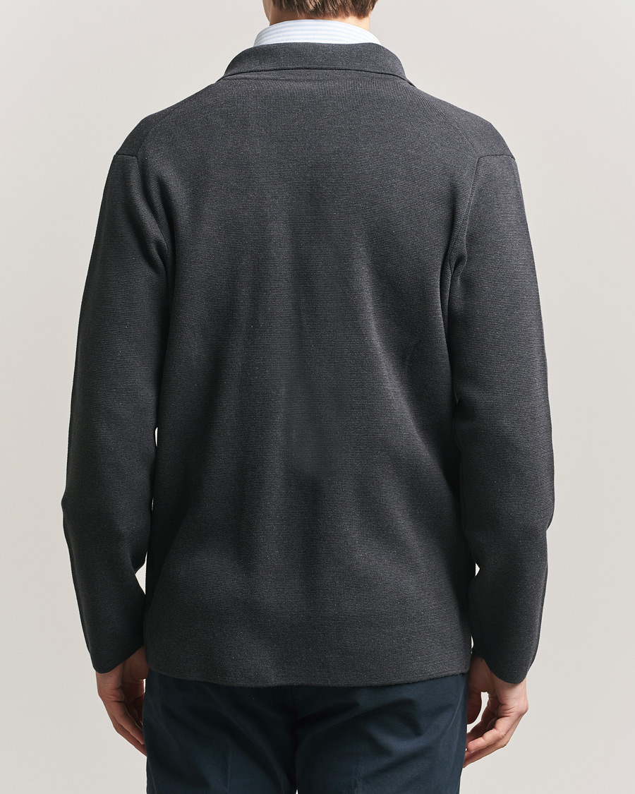 Hombres | Blazers | Lardini | Knitted Cotton Blazer Grey
