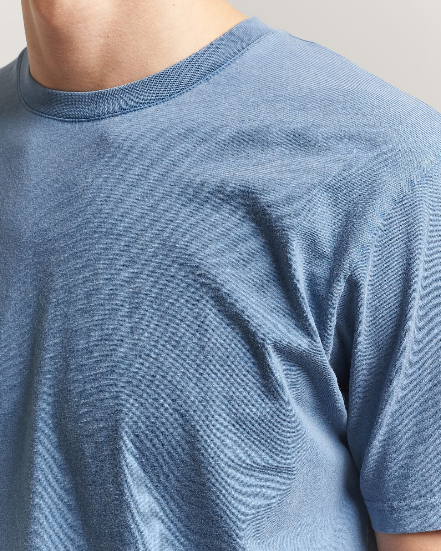 Hombres | Camisetas | Colorful Standard | Classic Organic T-Shirt Faded Indigo