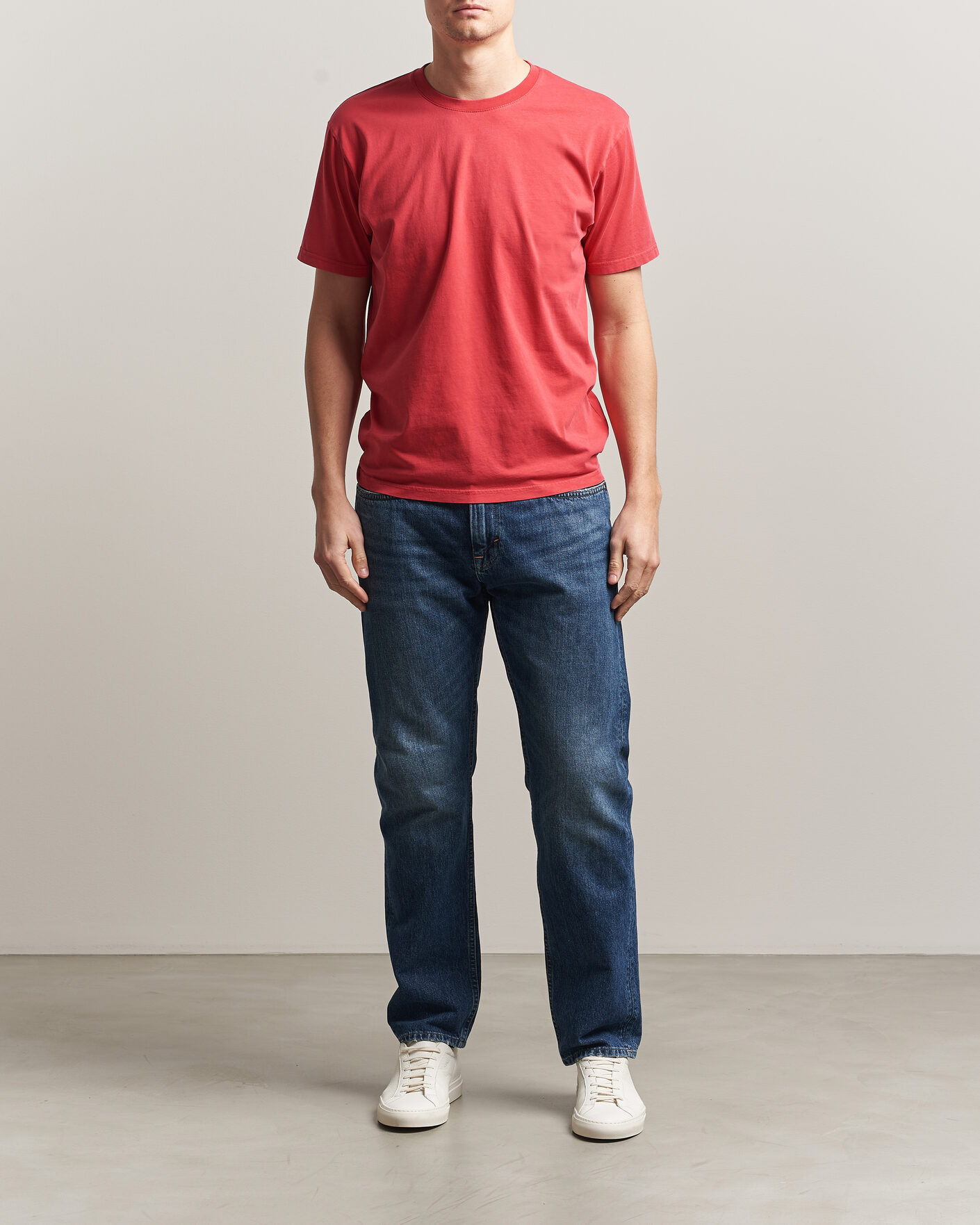 Hombres | Camisetas | Colorful Standard | Classic Organic T-Shirt Faded Red
