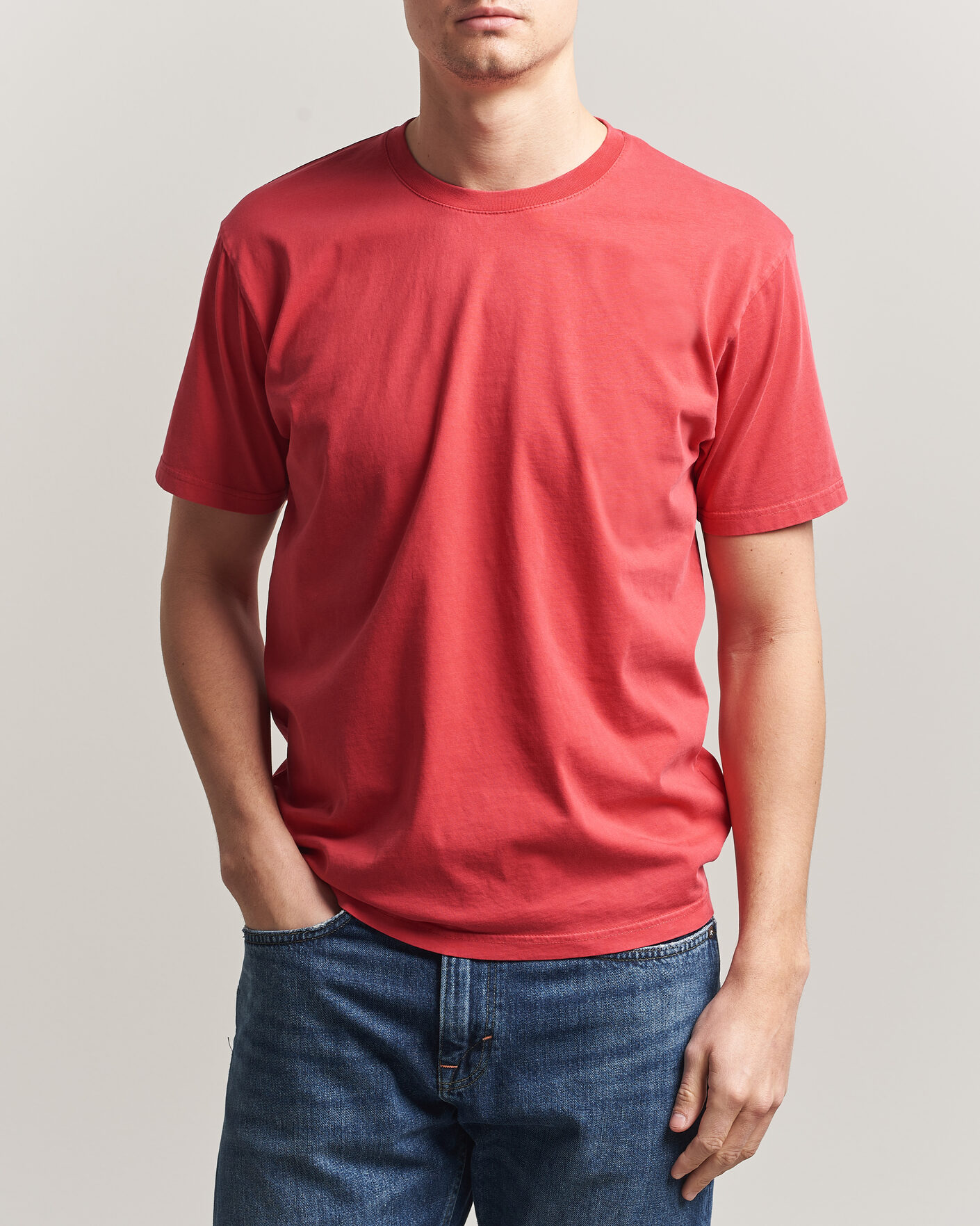 Hombres | Camisetas | Colorful Standard | Classic Organic T-Shirt Faded Red
