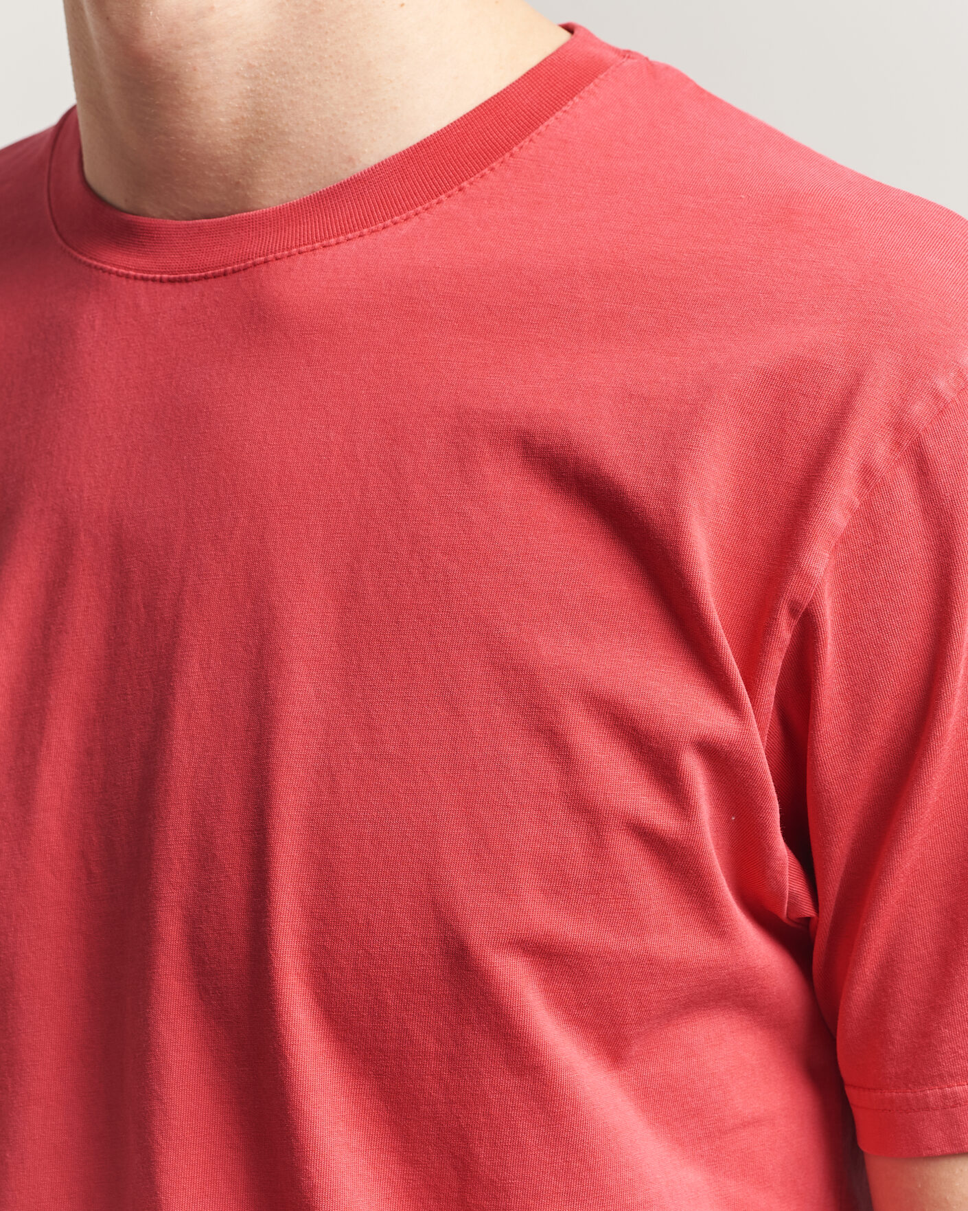 Hombres | Camisetas | Colorful Standard | Classic Organic T-Shirt Faded Red