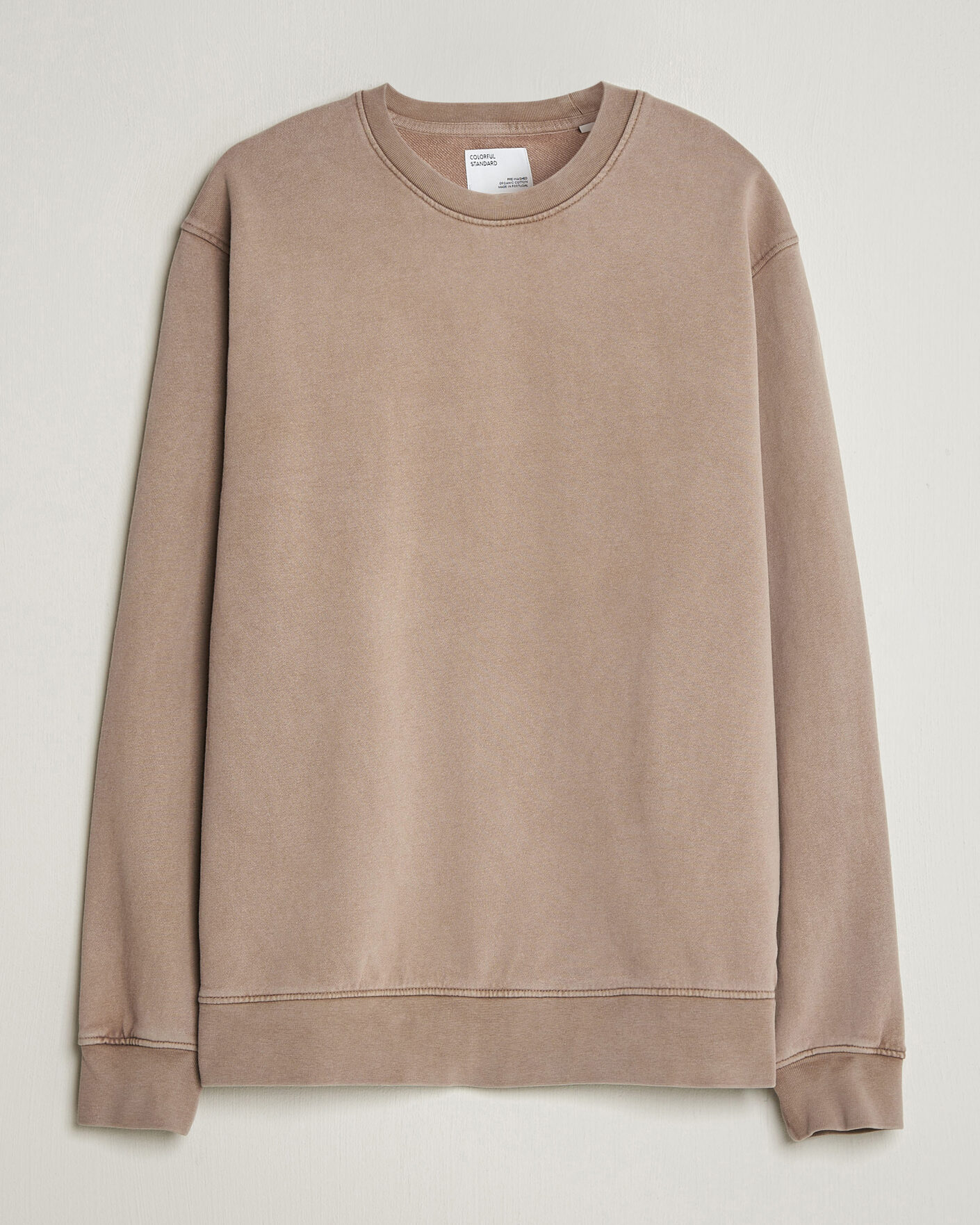 Hombres | Jerséis y prendas de punto | Colorful Standard | Classic Organic Crew Neck Sweat Faded Khaki