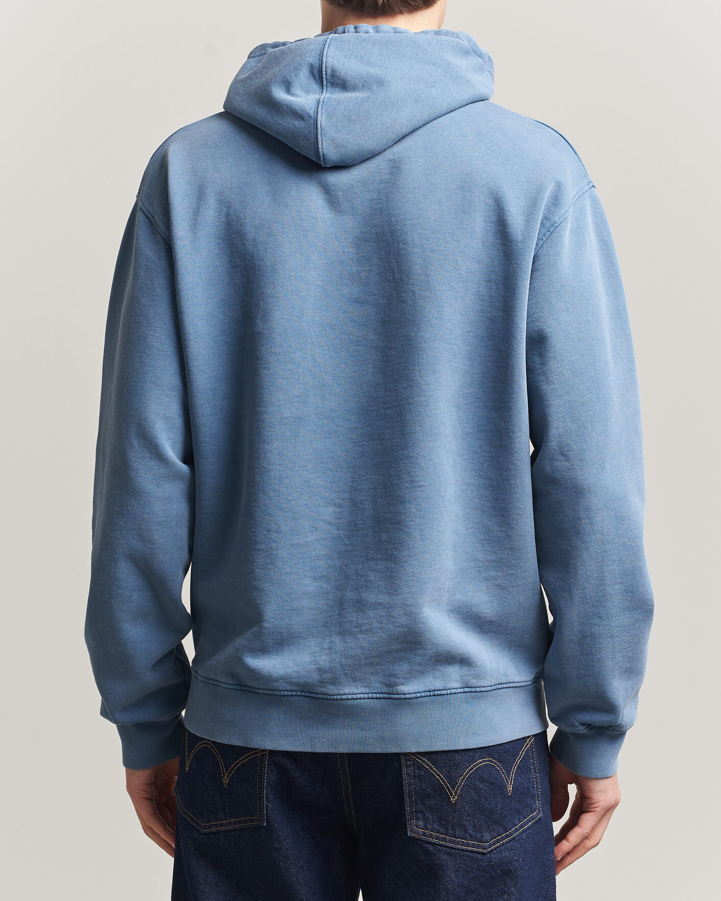 Hombres | Jerséis y prendas de punto | Colorful Standard | Classic Organic Hood Faded Indigo