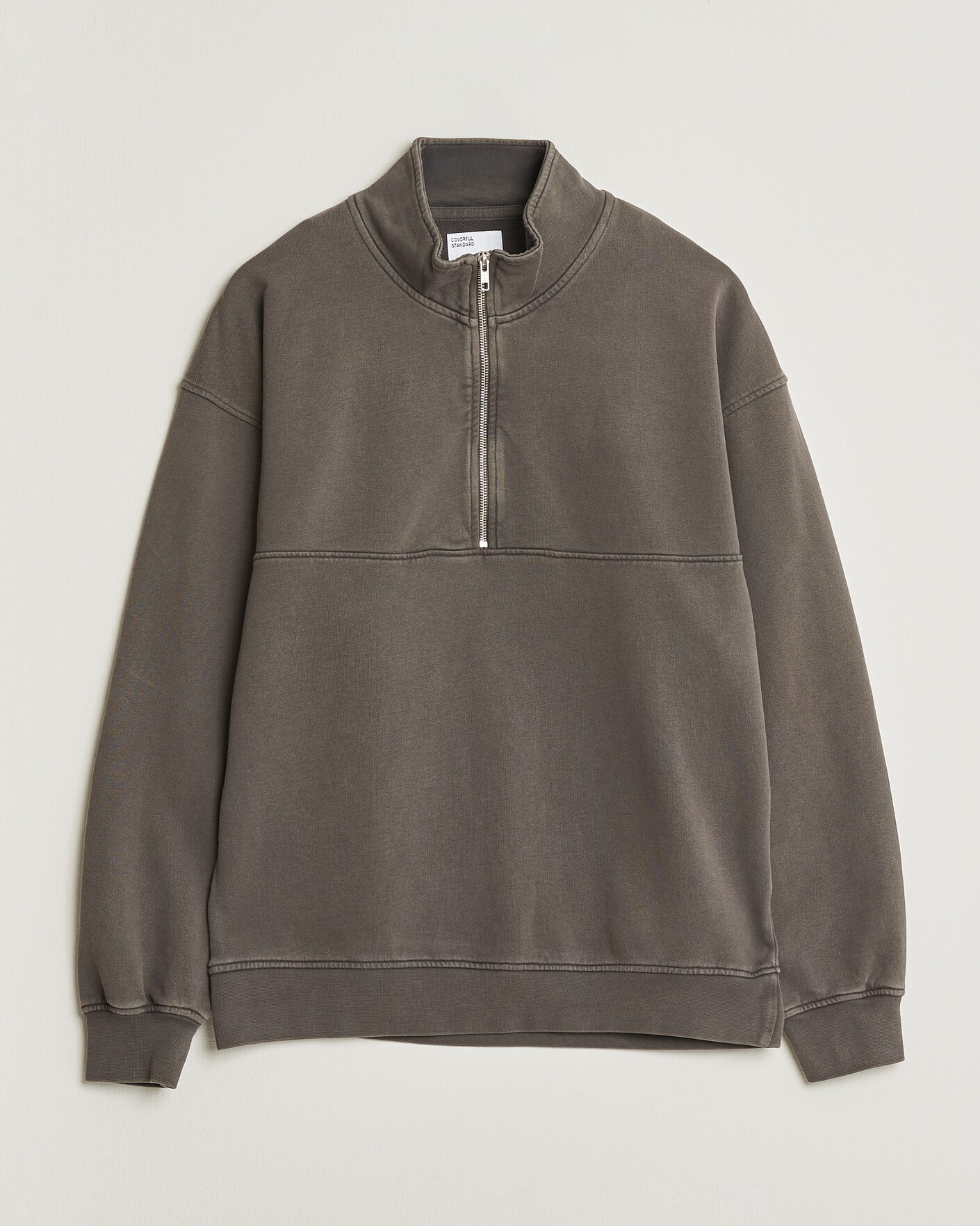 Hombres | Jerséis y prendas de punto | Colorful Standard | Classic Organic Half-Zip Faded Mud