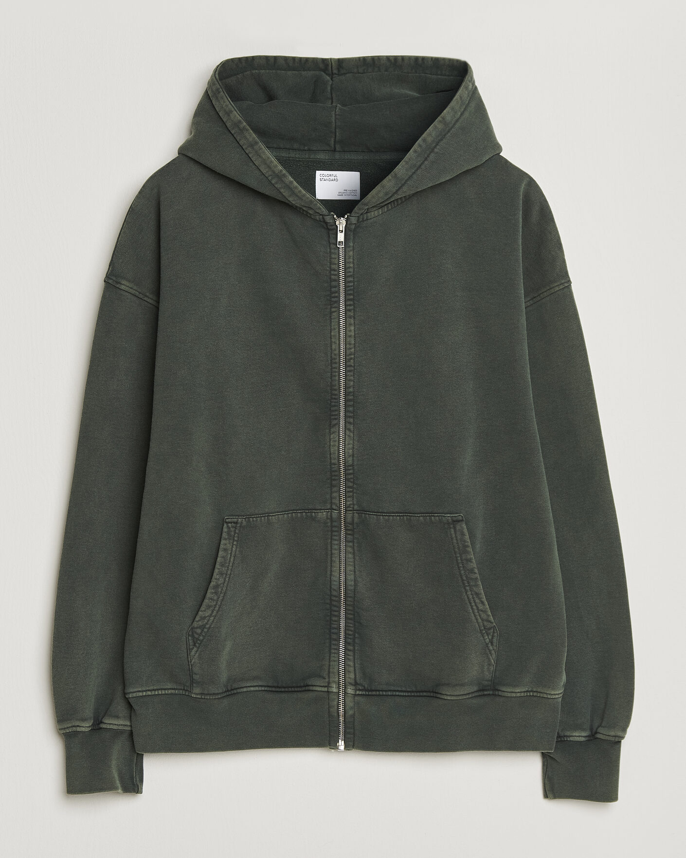 Hombres | Jerséis y prendas de punto | Colorful Standard | Classic Organic Full Zip Hoodie Midnight Forest