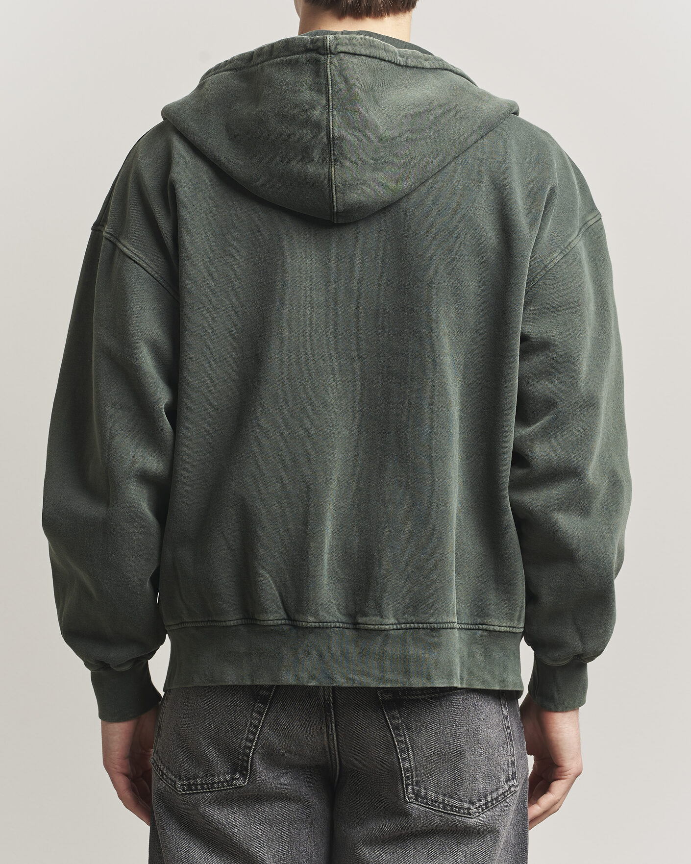 Hombres | Jerséis y prendas de punto | Colorful Standard | Classic Organic Full Zip Hoodie Midnight Forest
