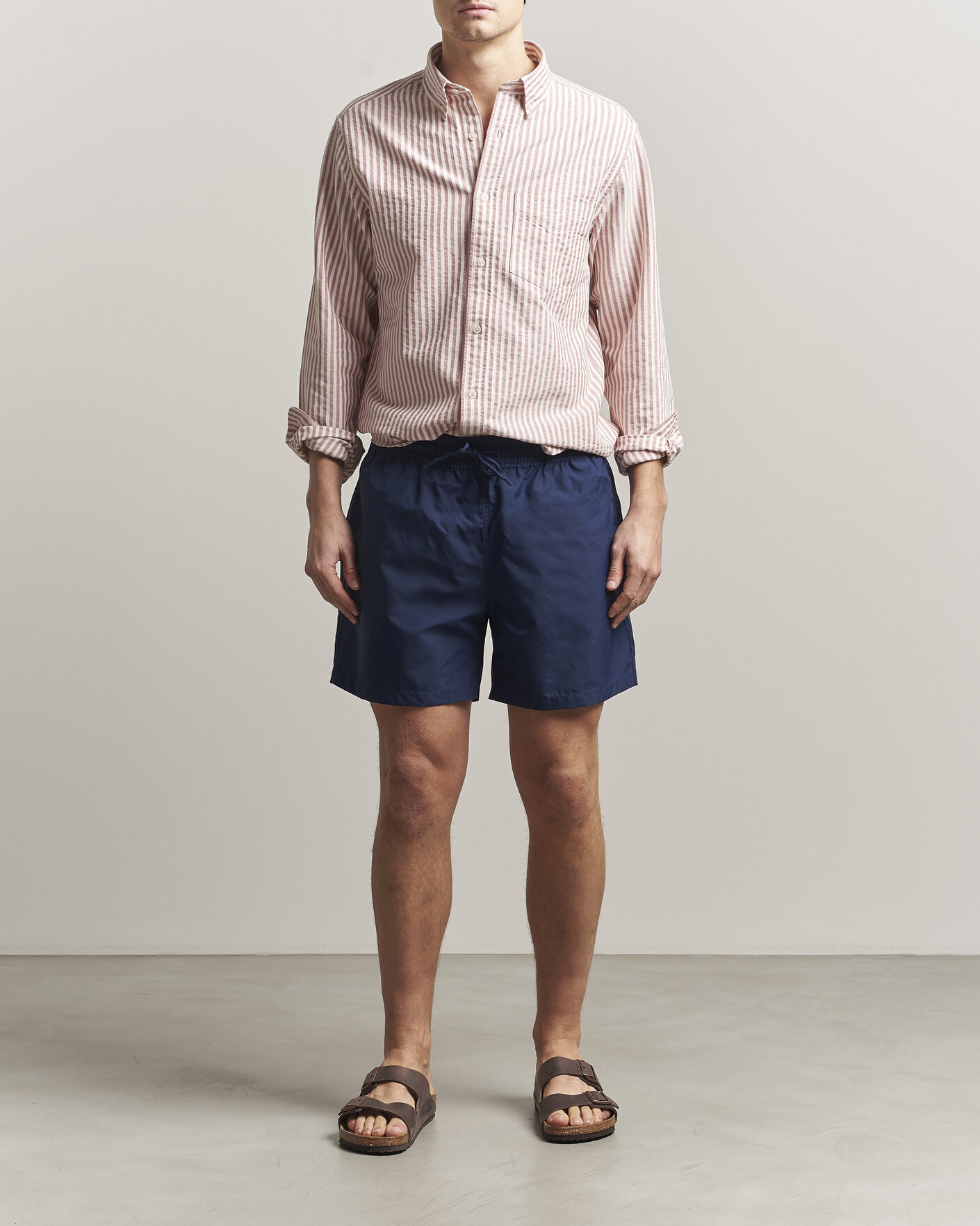 Hombres | Bañadores | Colorful Standard | Classic Organic Swim Shorts Marine Blue