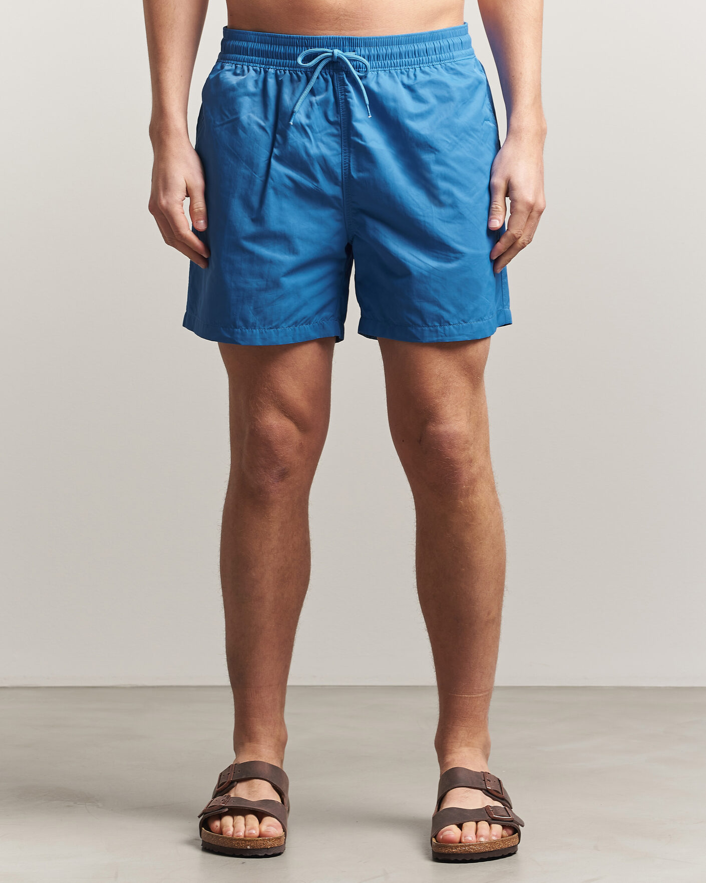 Hombres | Bañadores | Colorful Standard | Classic Organic Swim Shorts Pacific Blue