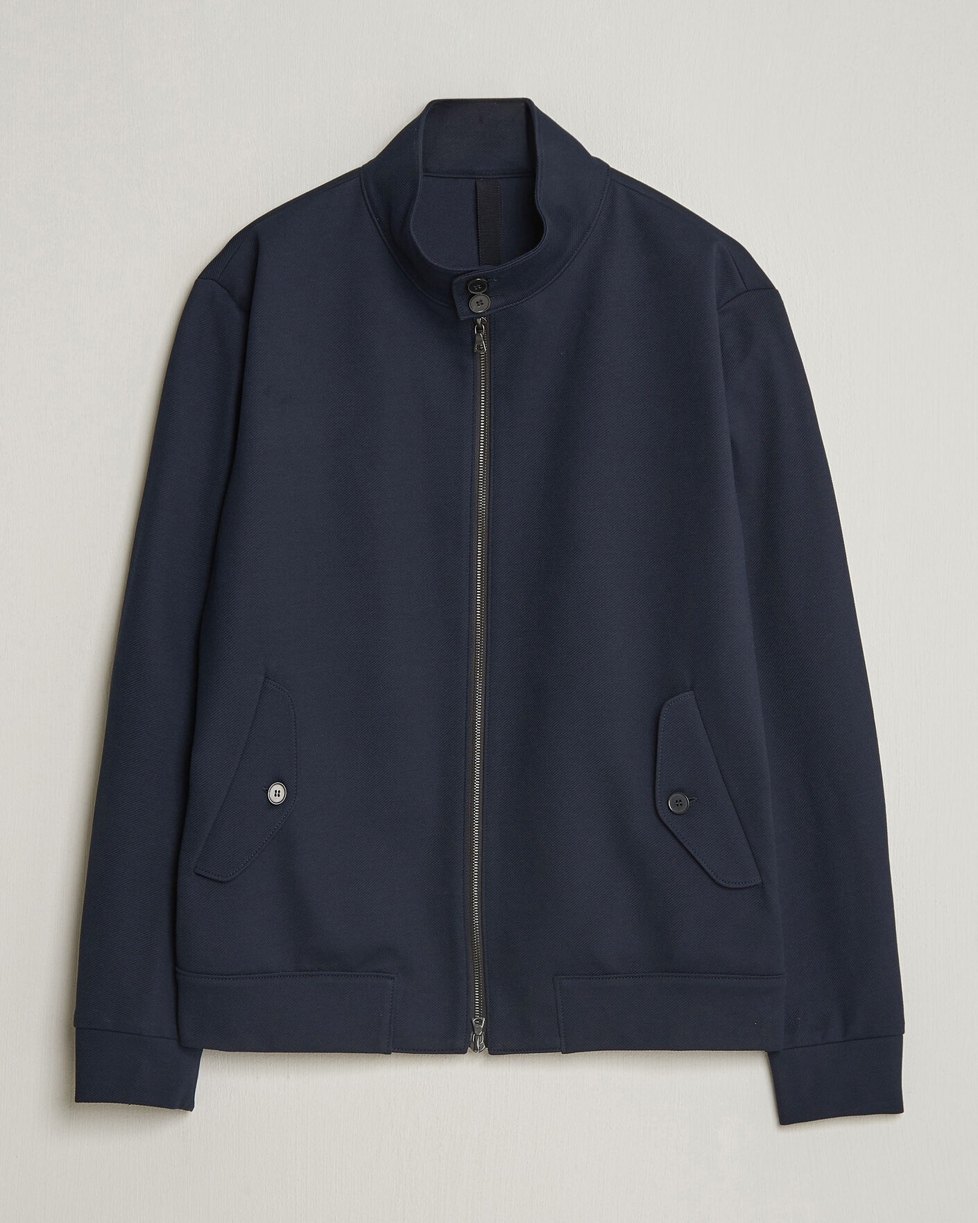 Hombres | Abrigos y chaquetas | Harris Wharf London | Loro Piana Cavalry Twill Harrington Jacket Navy Blue