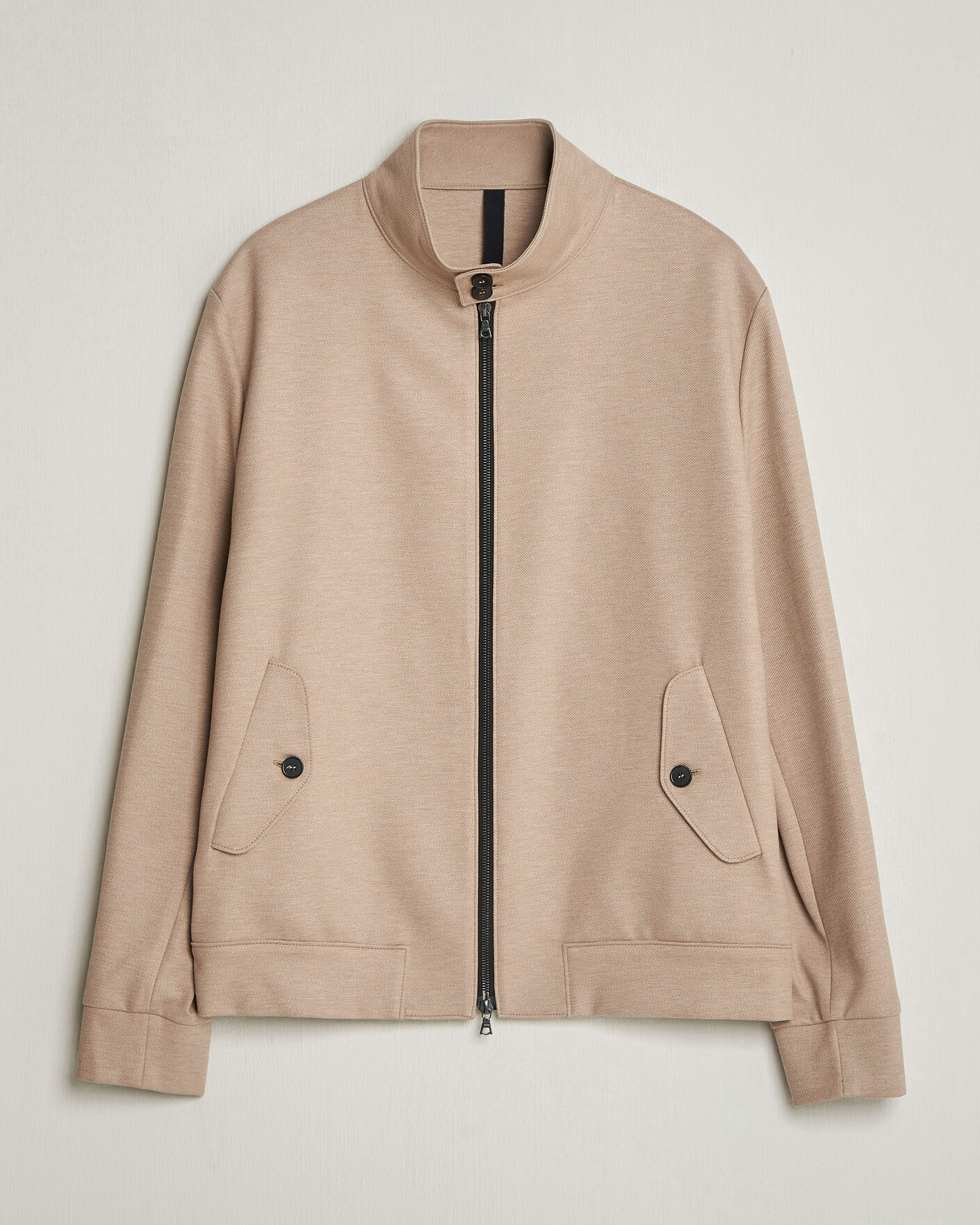 Hombres | Abrigos y chaquetas | Harris Wharf London | Loro Piana Cavalry Twill Harrington Jacket Oat