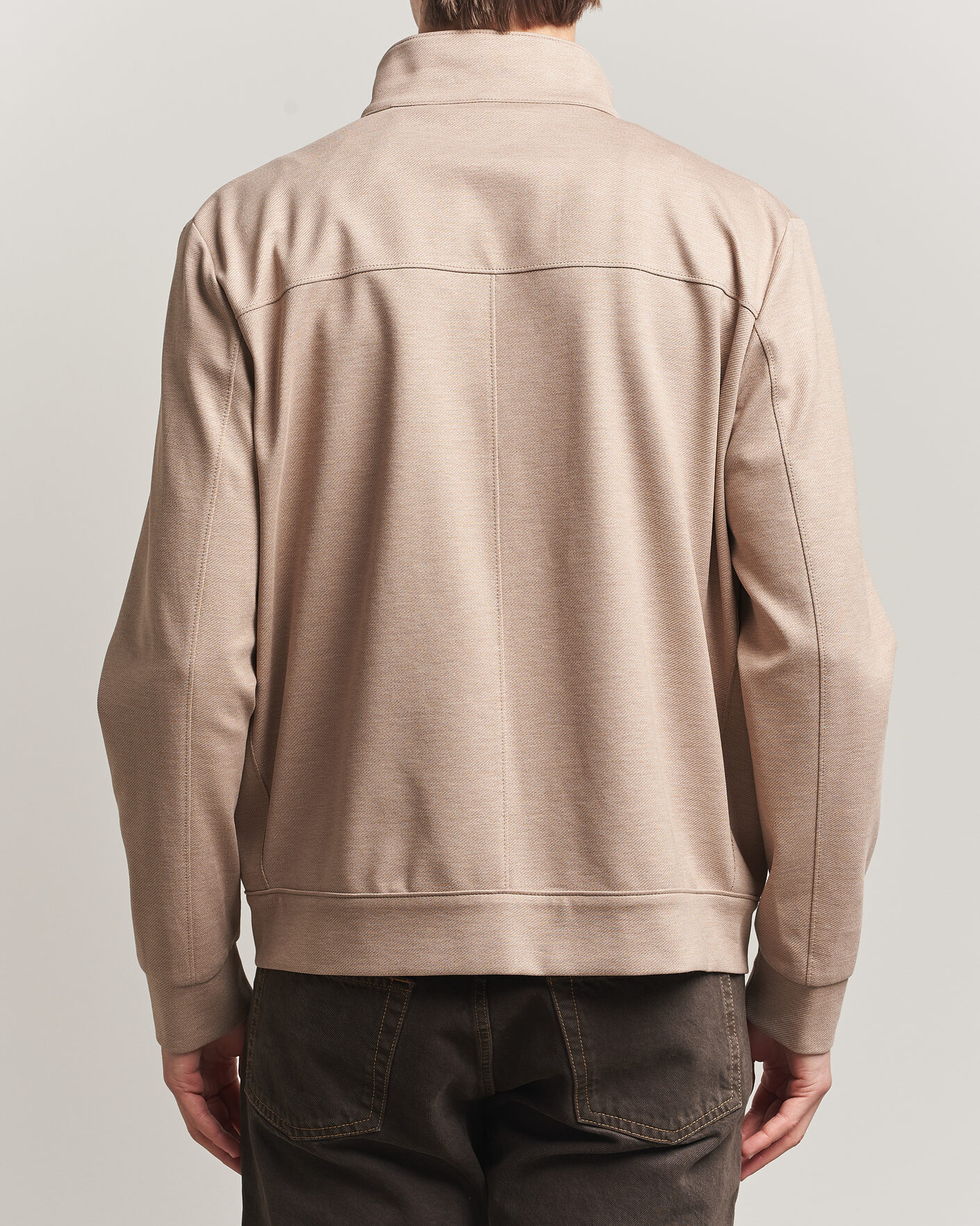 Hombres | Abrigos y chaquetas | Harris Wharf London | Loro Piana Cavalry Twill Harrington Jacket Oat