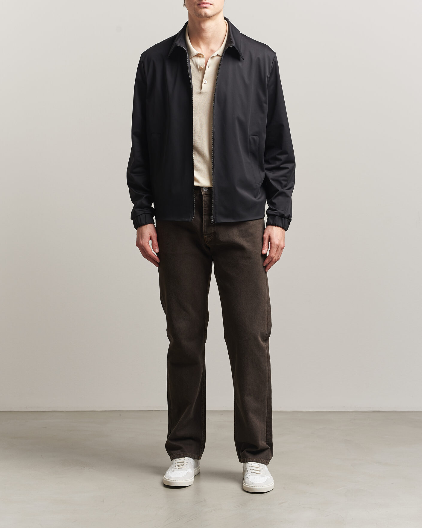Hombres | Abrigos y chaquetas | Harris Wharf London | Light Technic Short Jacket Black