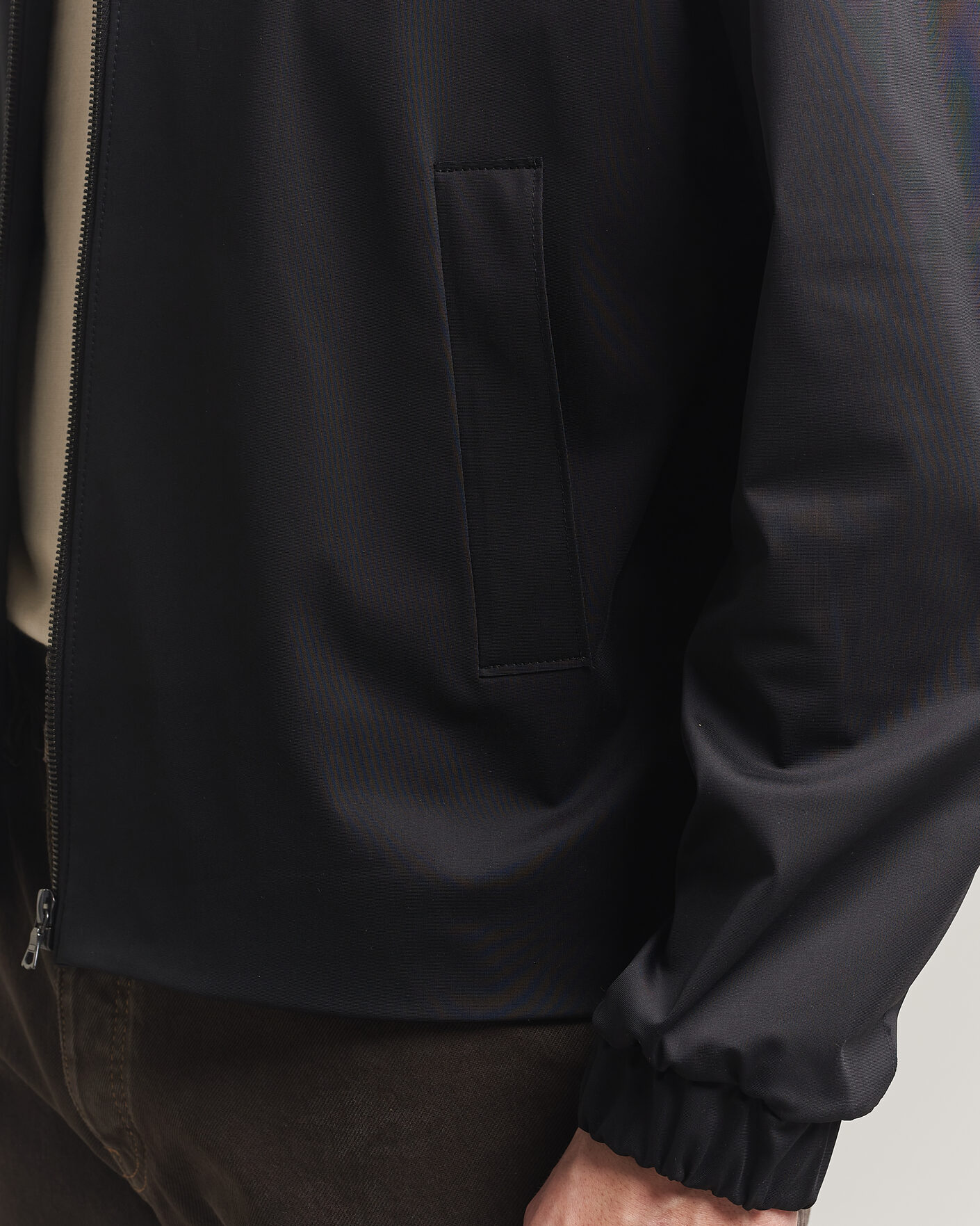 Hombres | Abrigos y chaquetas | Harris Wharf London | Light Technic Short Jacket Black