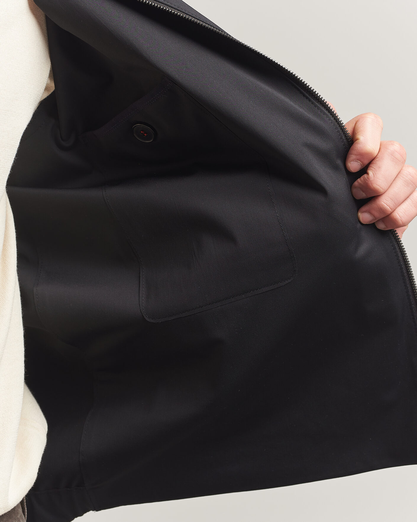 Hombres | Abrigos y chaquetas | Harris Wharf London | Light Technic Short Jacket Black