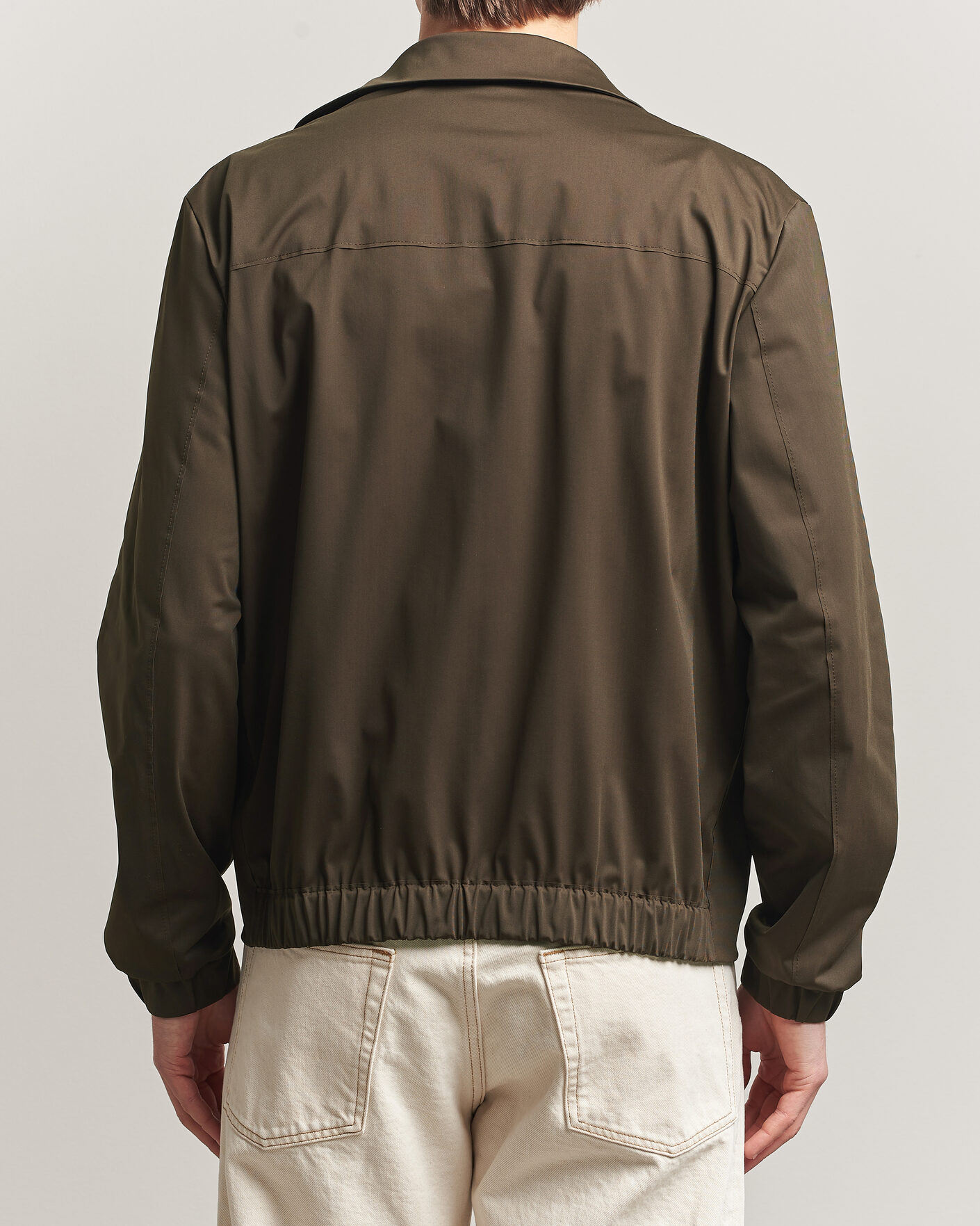 Hombres | Abrigos y chaquetas | Harris Wharf London | Light Technic Short Jacket Dark Brown
