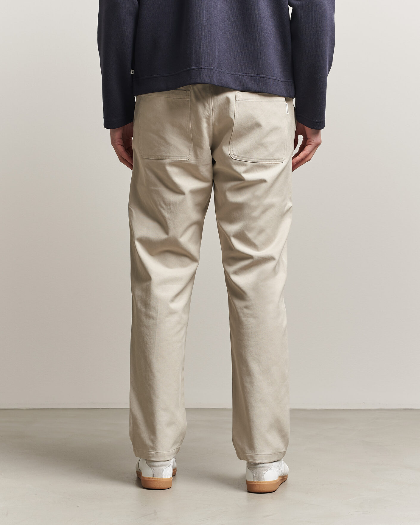 Hombres | Pantalones | Samsøe Samsøe | Jabari Cotton Drawstring Trousers Moonstruck