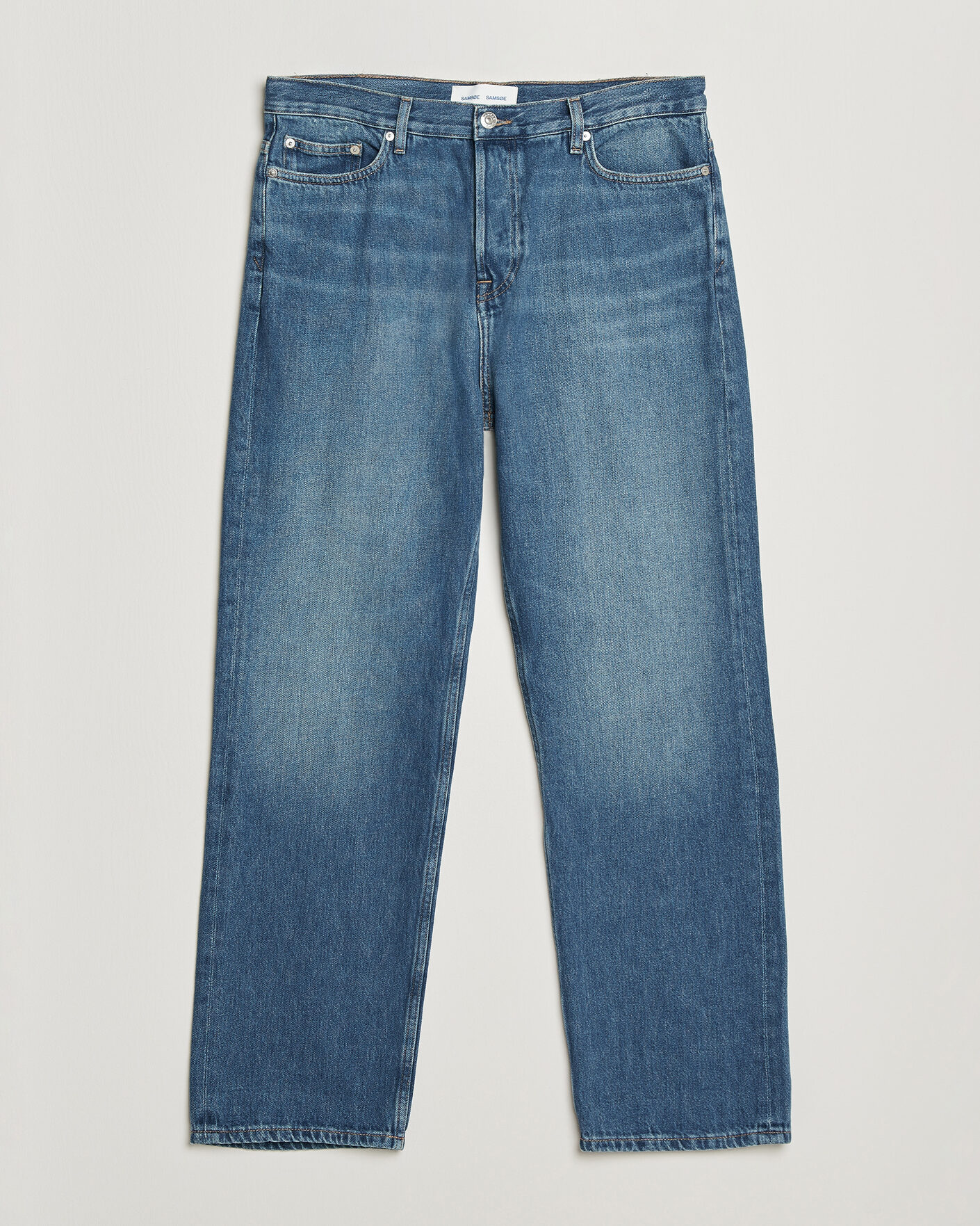 Hombres | Pantalones | Samsøe Samsøe | Eddie Regular Fit Jeans Fluid Blue