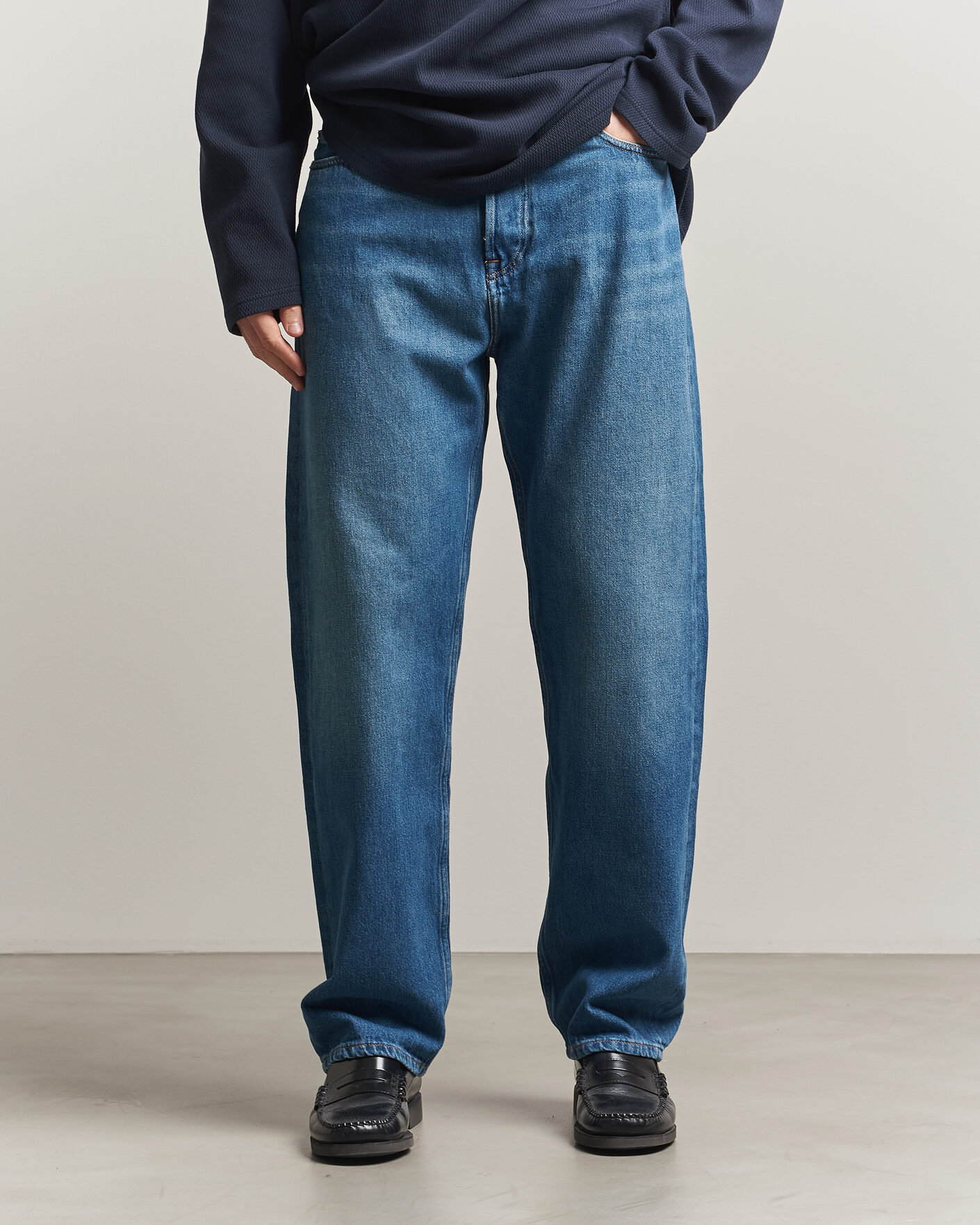 Hombres | Pantalones | Samsøe Samsøe | Eddie Regular Fit Jeans Fluid Blue