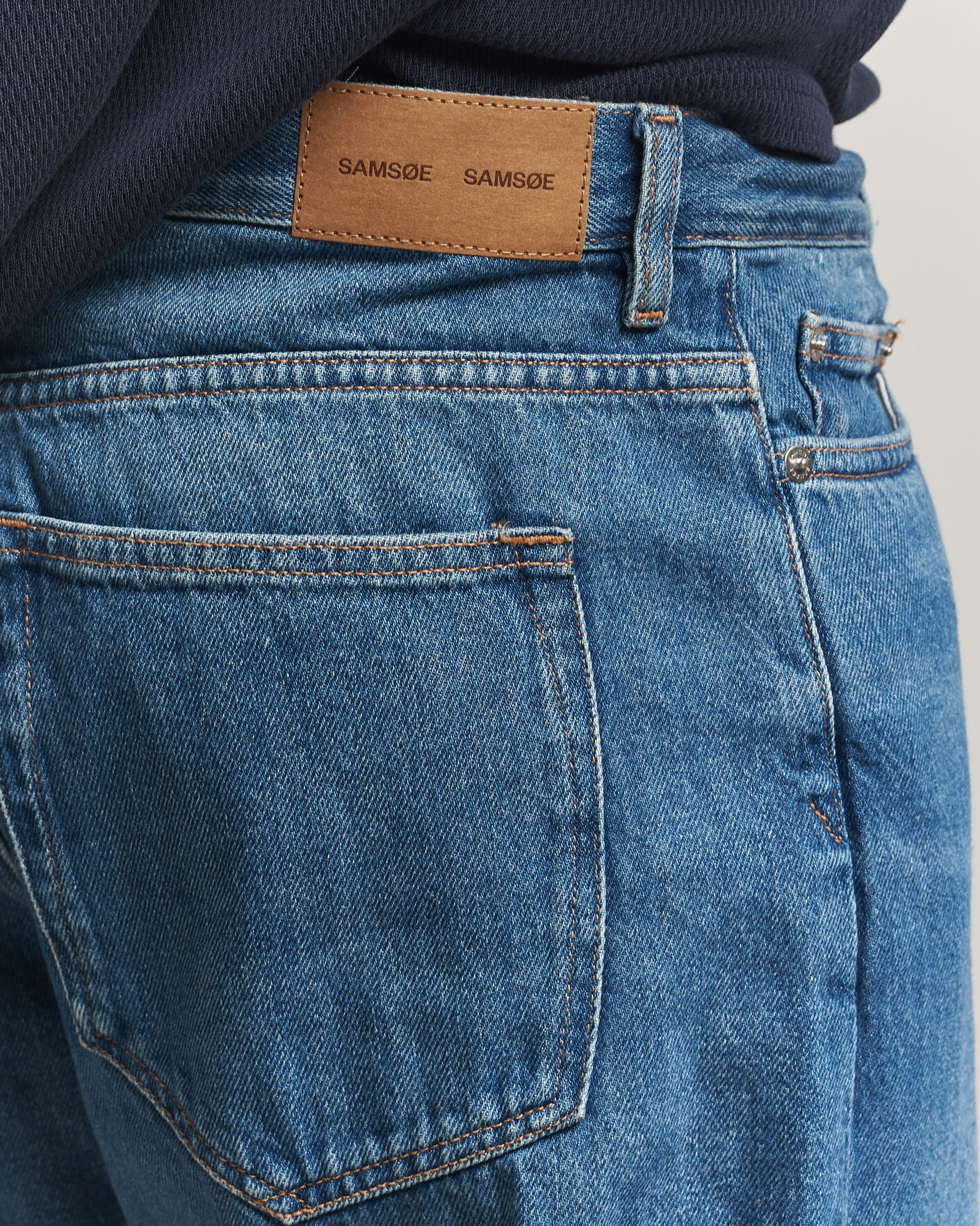 Hombres | Pantalones | Samsøe Samsøe | Eddie Regular Fit Jeans Fluid Blue